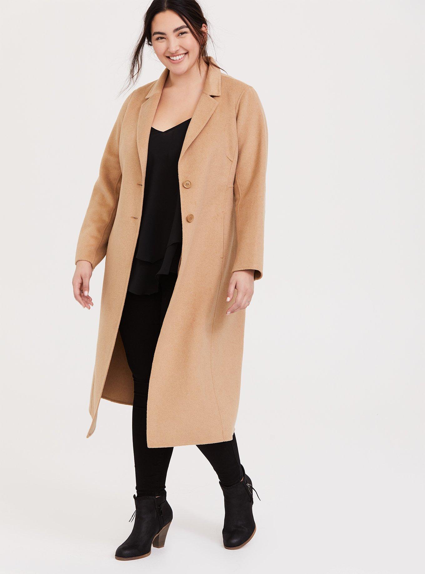 Torrid wool tie waist coat - Coats & jackets