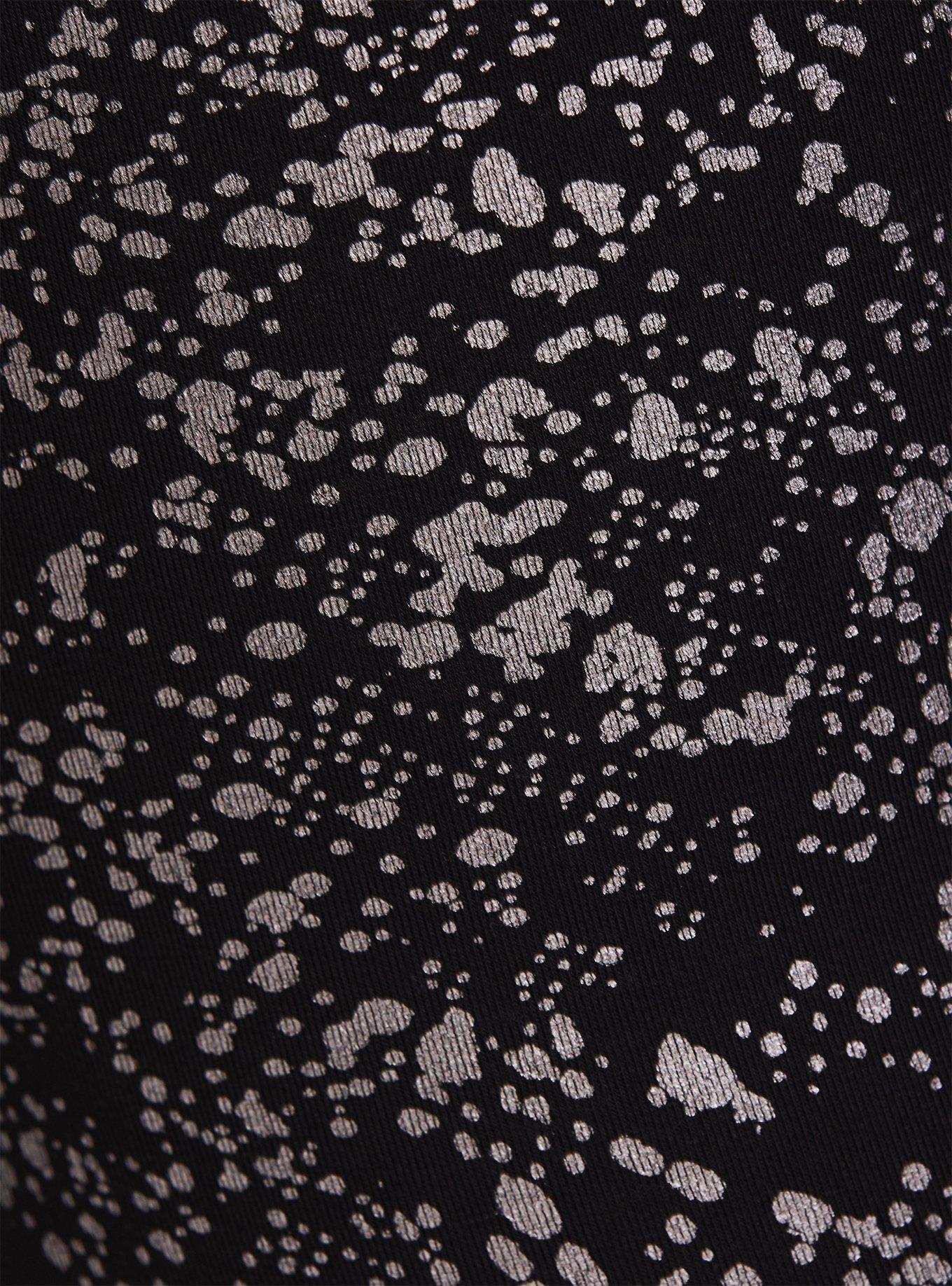 Premium Legging - Metallic Splatter Black, BLACK, alternate