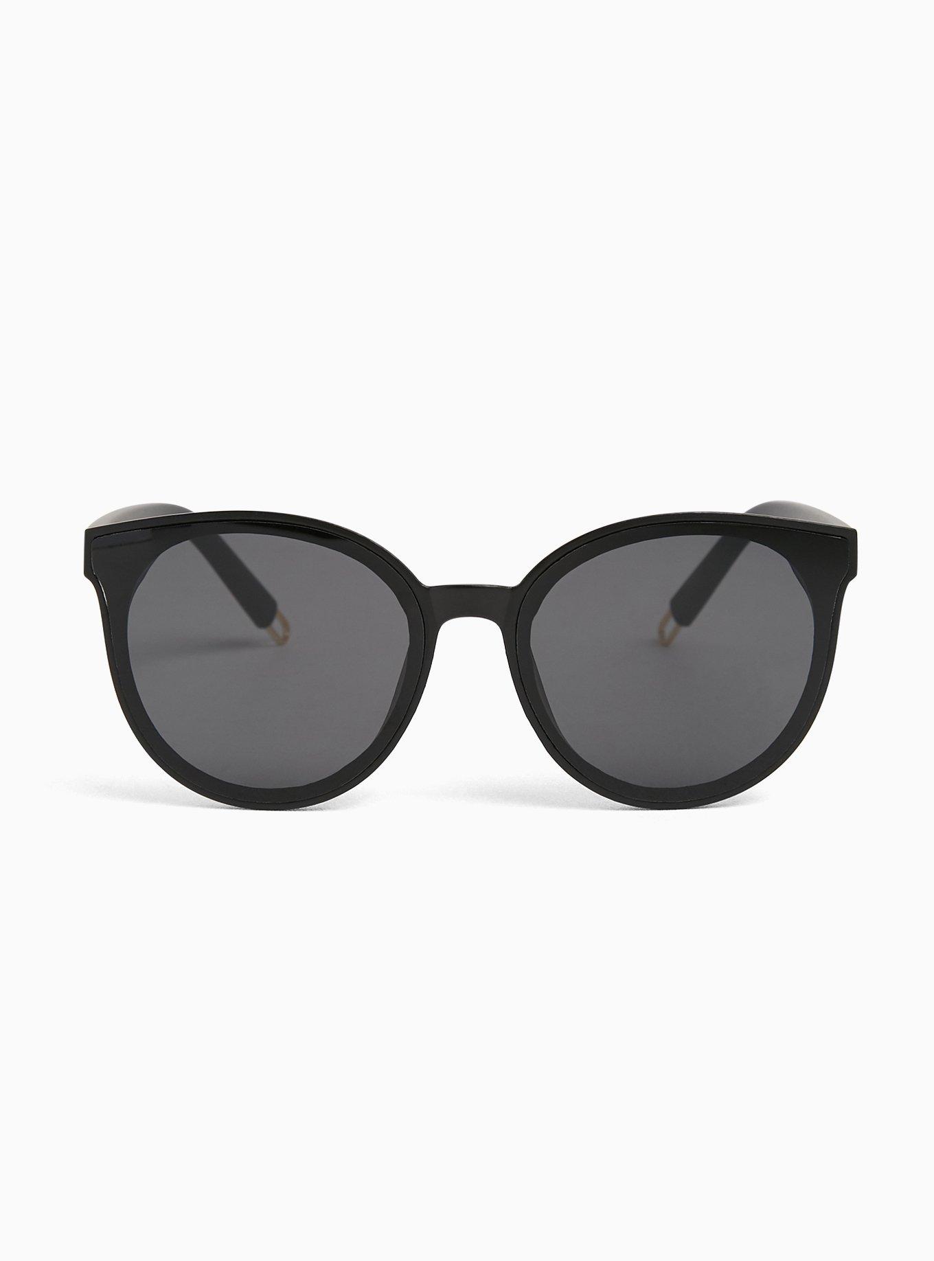 Matte Black Cat Eye Sunglasses, , hi-res