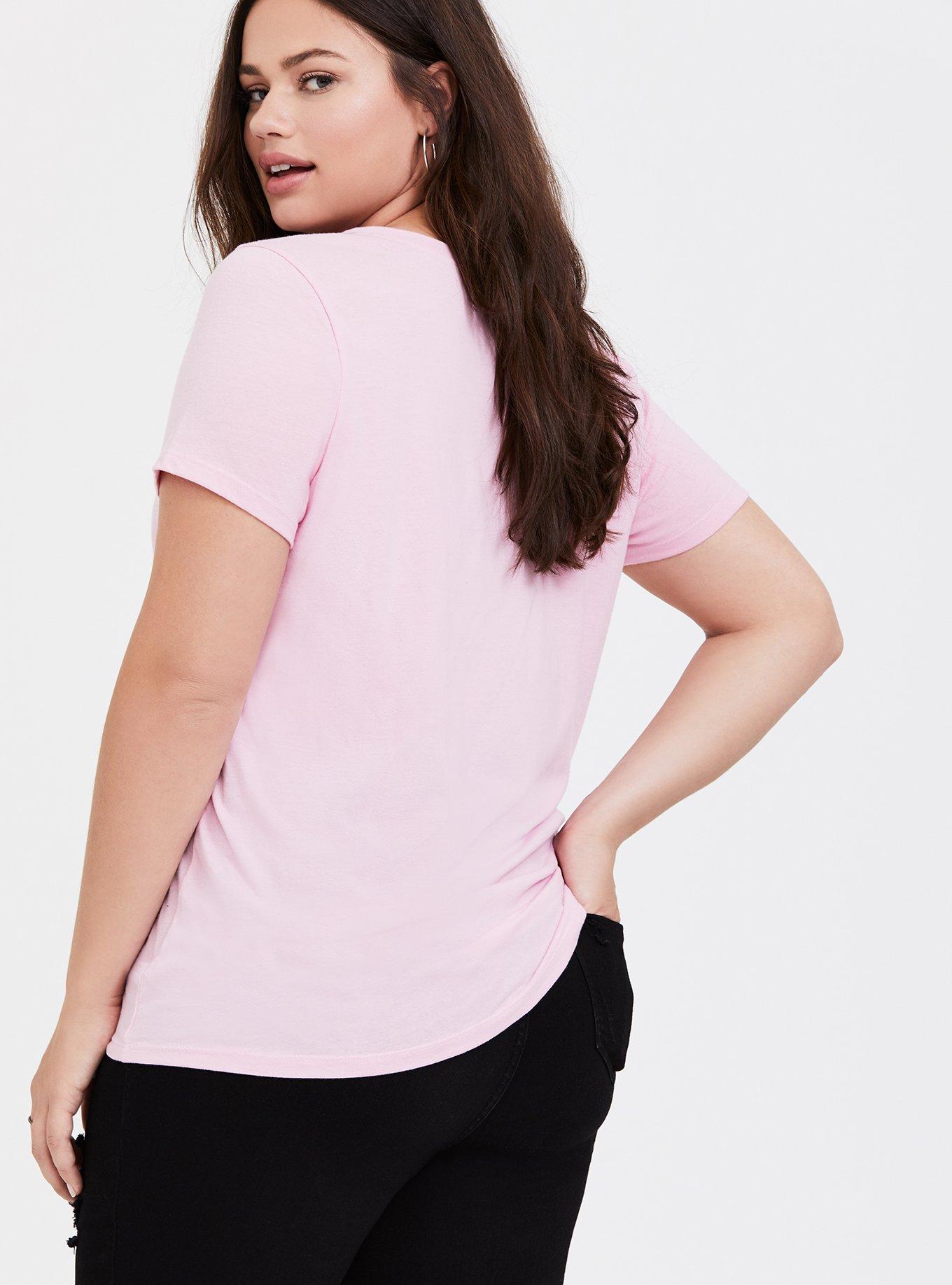 Mean Girls On Wednesdays We Wear Pink Crew Tee, PINK, alternate