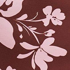 High-Rise Strappy Back Swim Bottom, KAINA FLORAL- CHOCOLATE, swatch