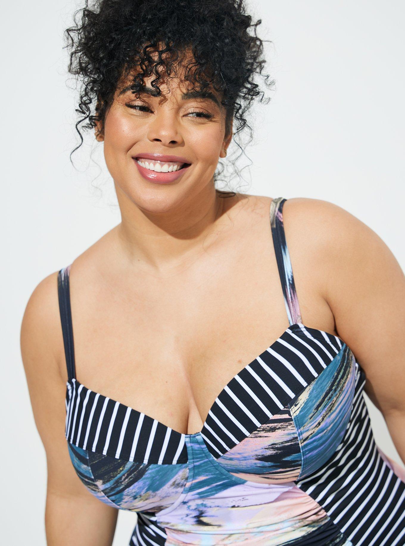 Plus Size - Slim Fix Underwire One Piece Swimsuit - Torrid