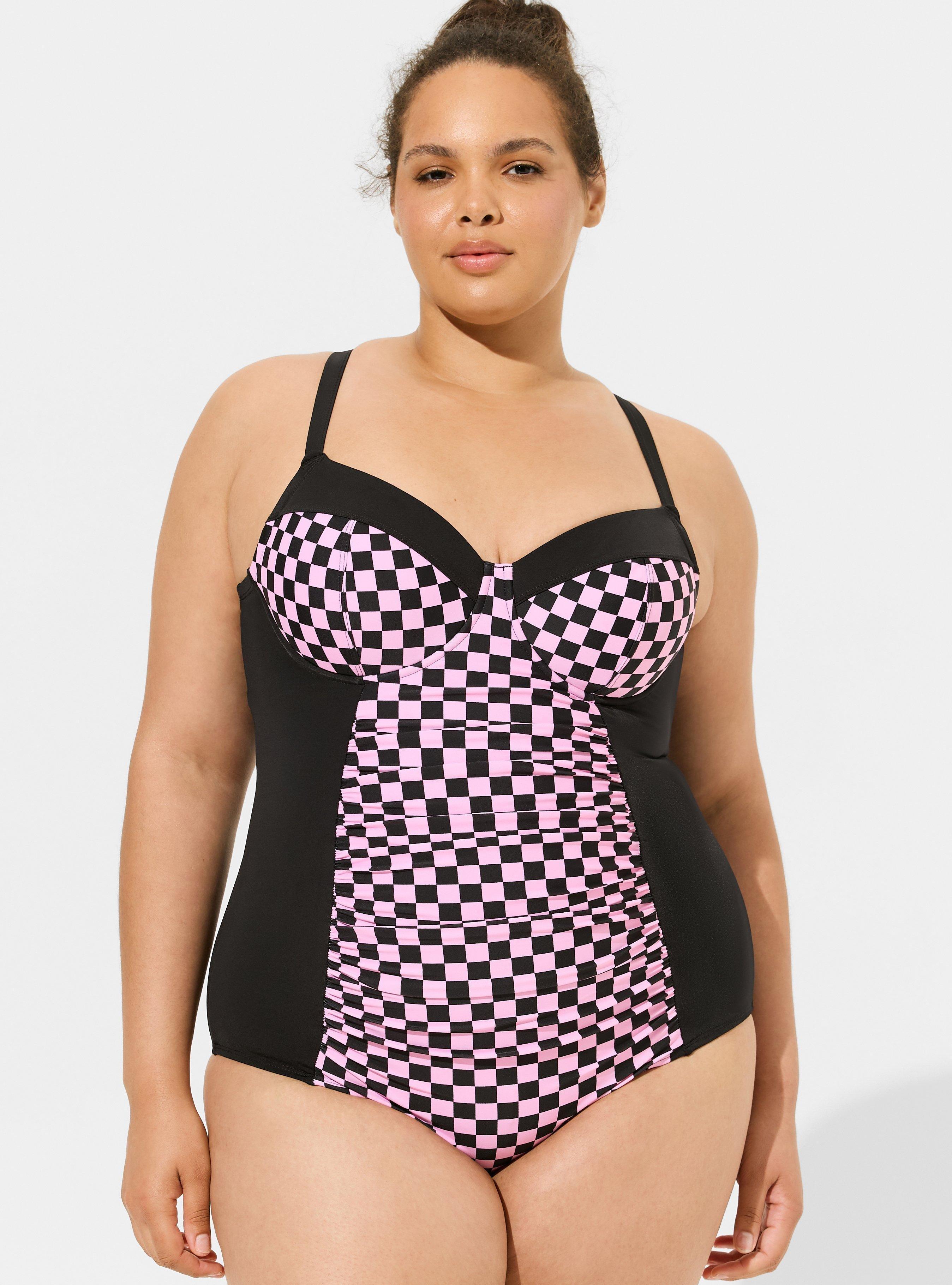 Plus Size - Slim Fix Underwire One Piece Swimsuit - Torrid