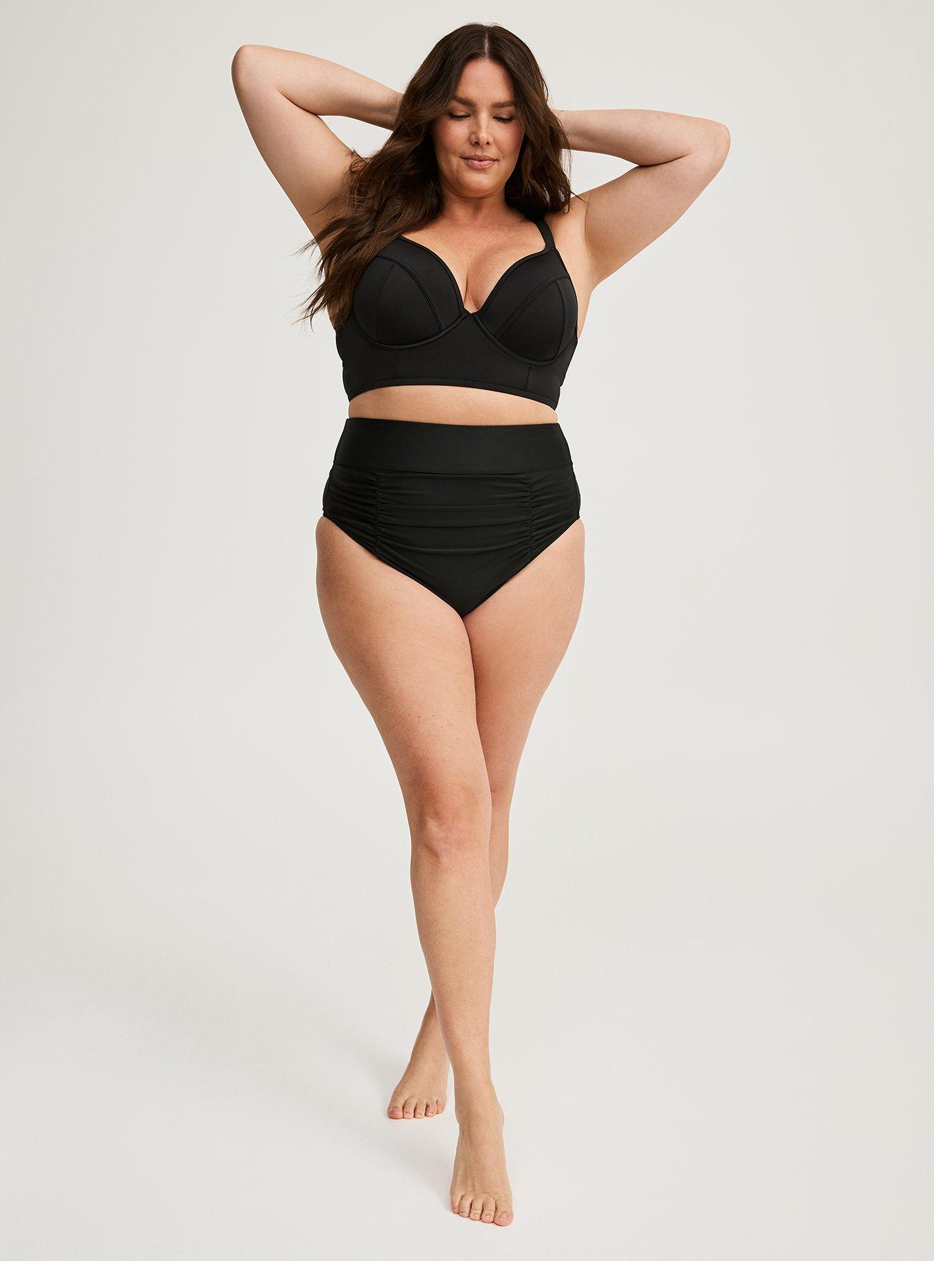 Underwire Long Line Bikini Top