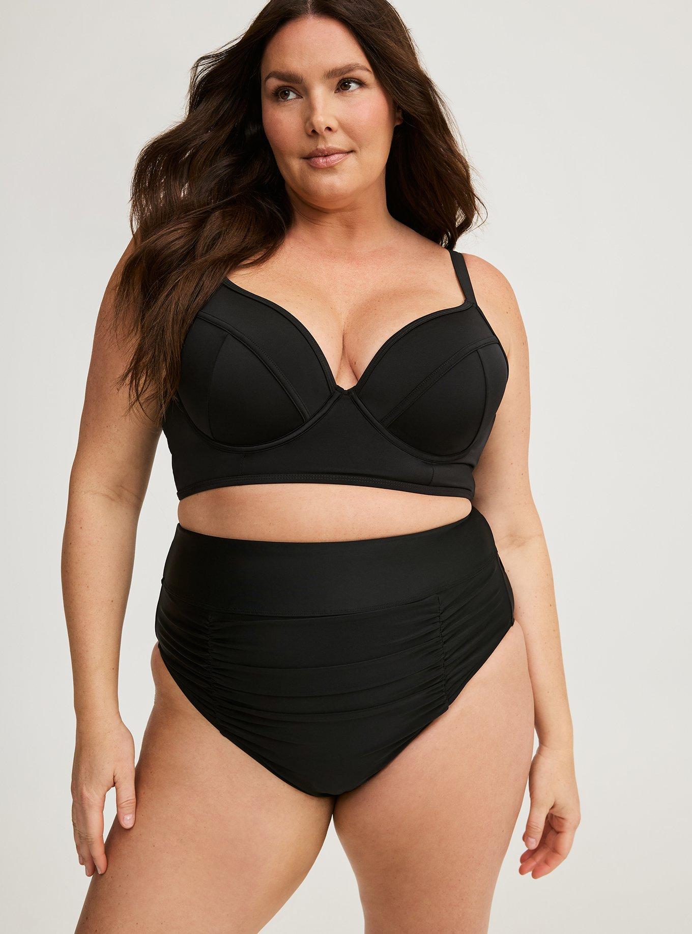 Underwire Long Line Bikini Top