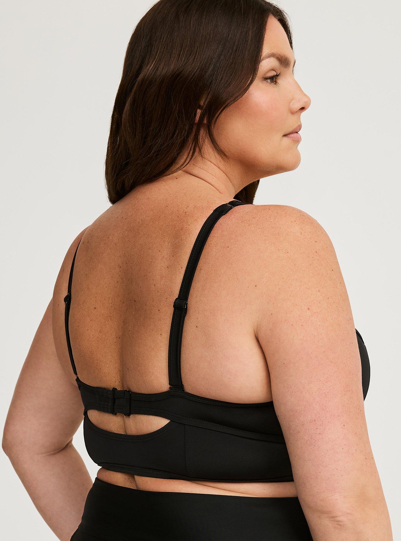 Underwire Long Line Bikini Top