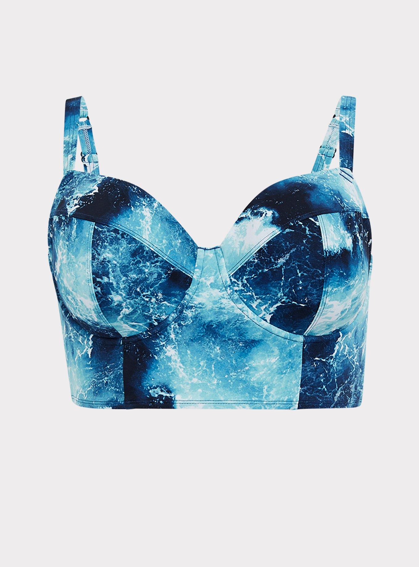 Women's Next Cloud Break Longline Swim Bikini Top