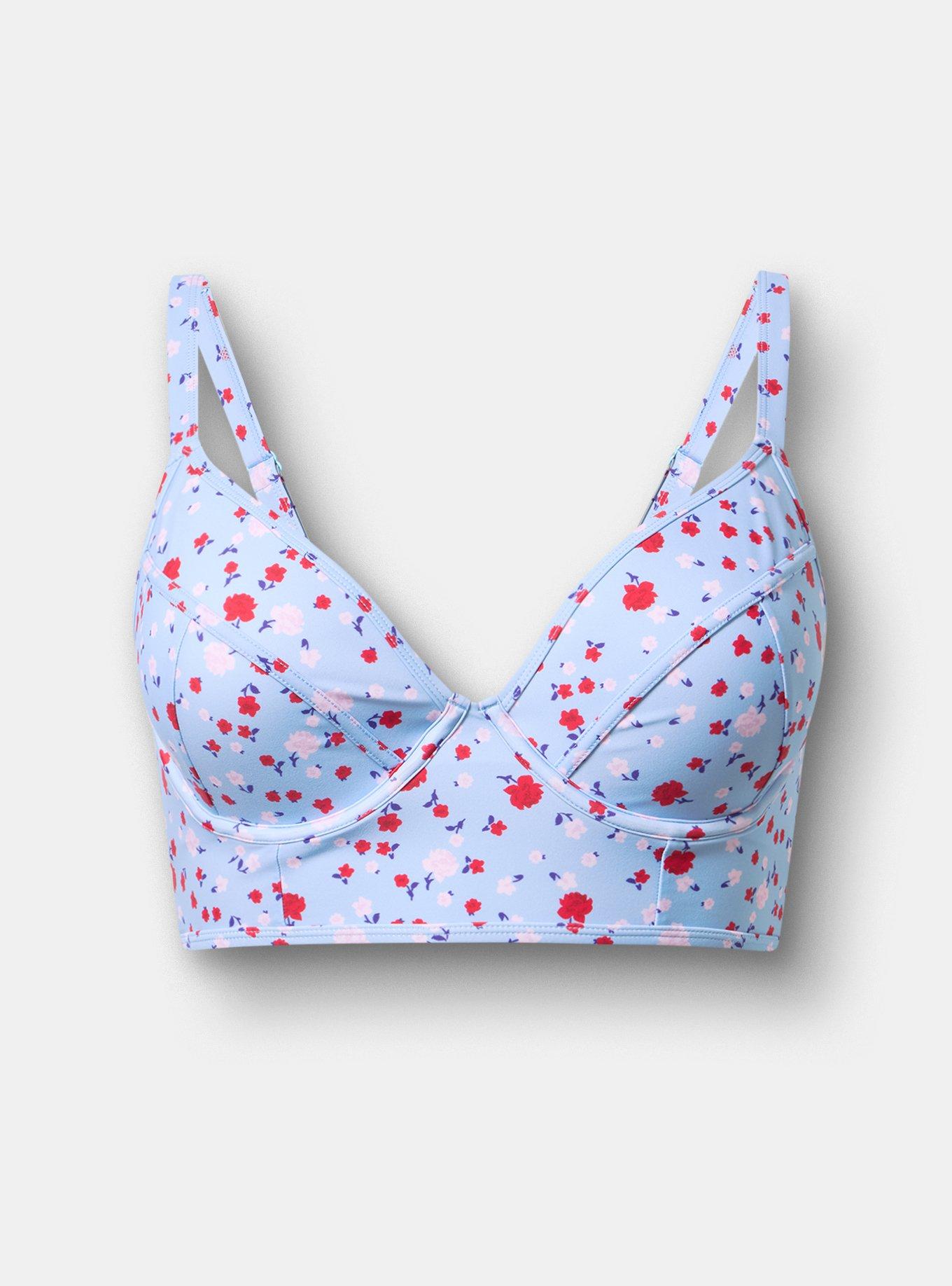 Underwire Longline Bikini Top, , hi-res