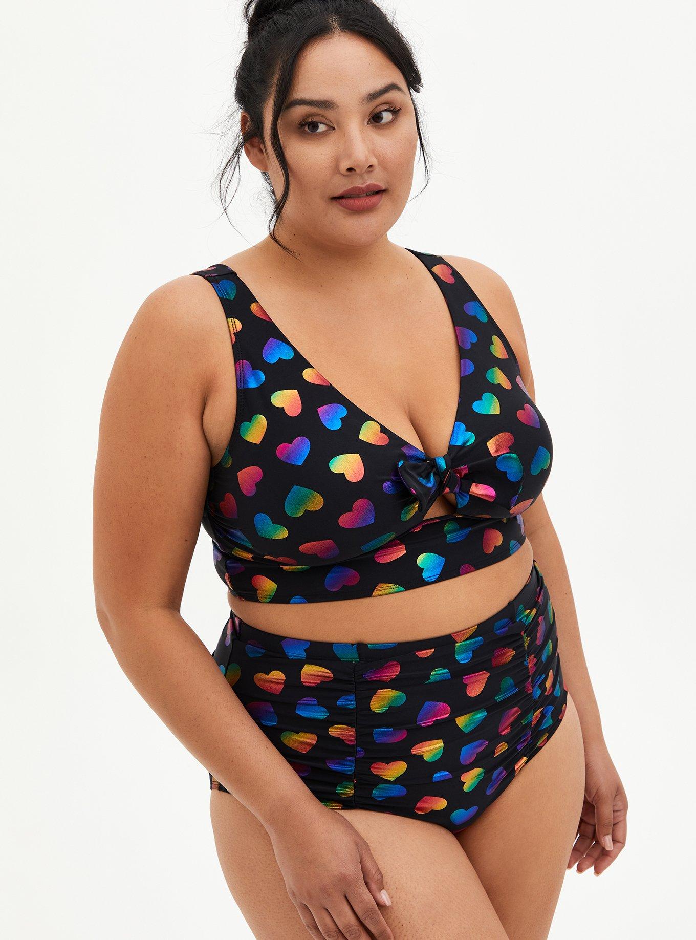 Buy Rainbow Design Bikini Set Women's Beach Bathing Suit Online in India 
