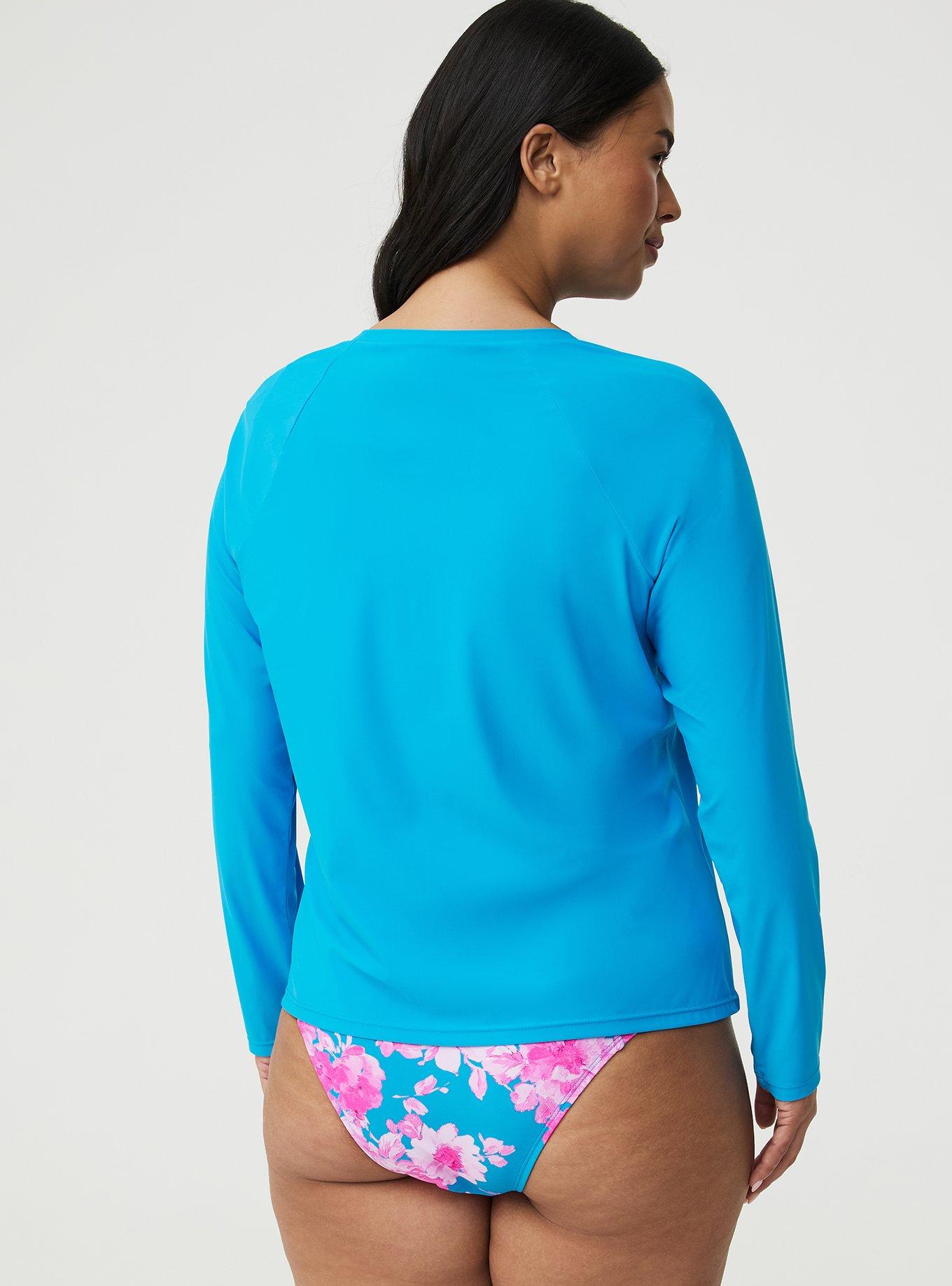Long Sleeve Swim Shirt, BLUE SEA SWIM, alternate