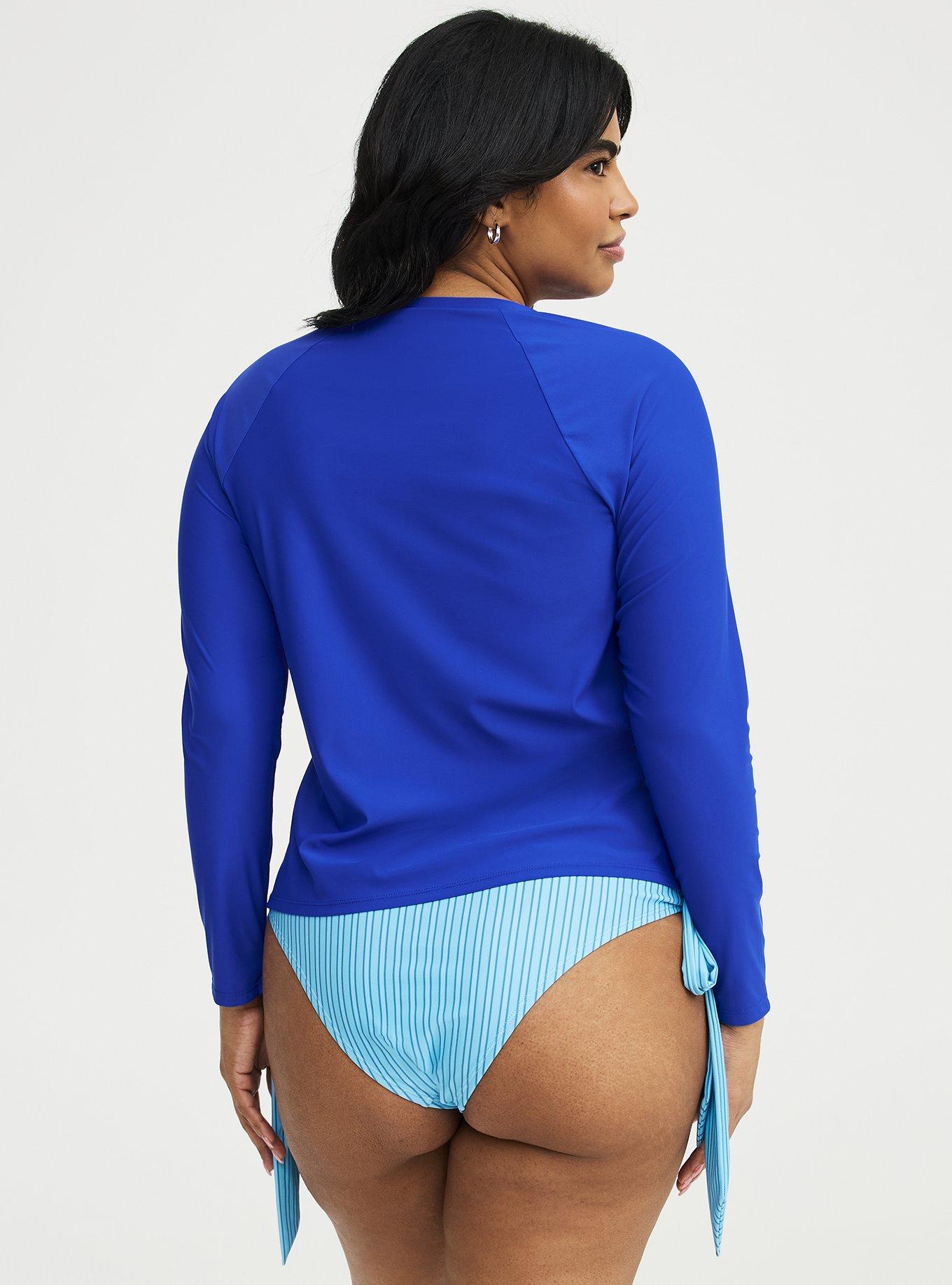 Long Sleeve Swim Shirt, ELECTRIC BLUE CO SWIM, alternate