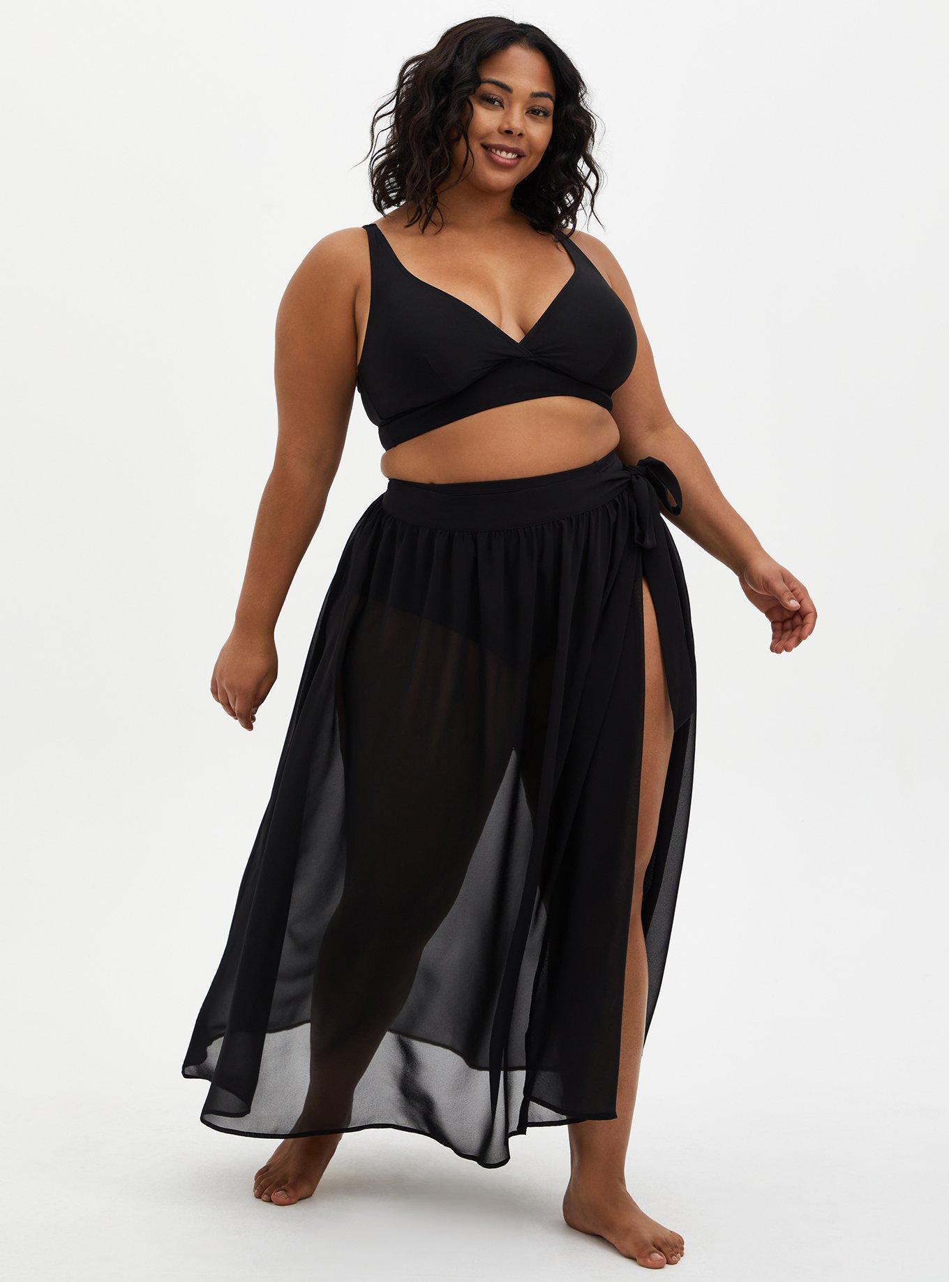 Plus size swimsuit cheap coverups torrid