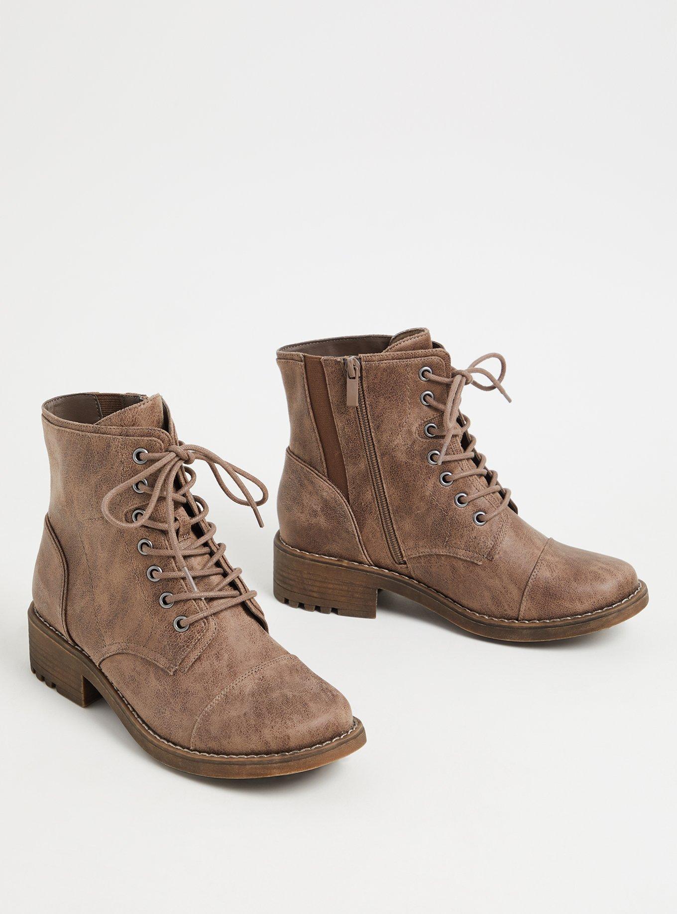 Brushed Combat Bootie (WW)