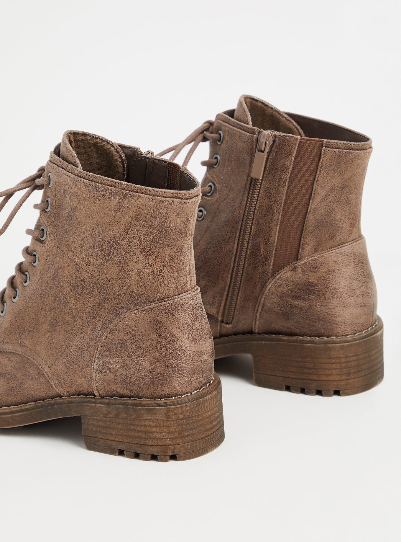 Brushed Combat Bootie (WW)