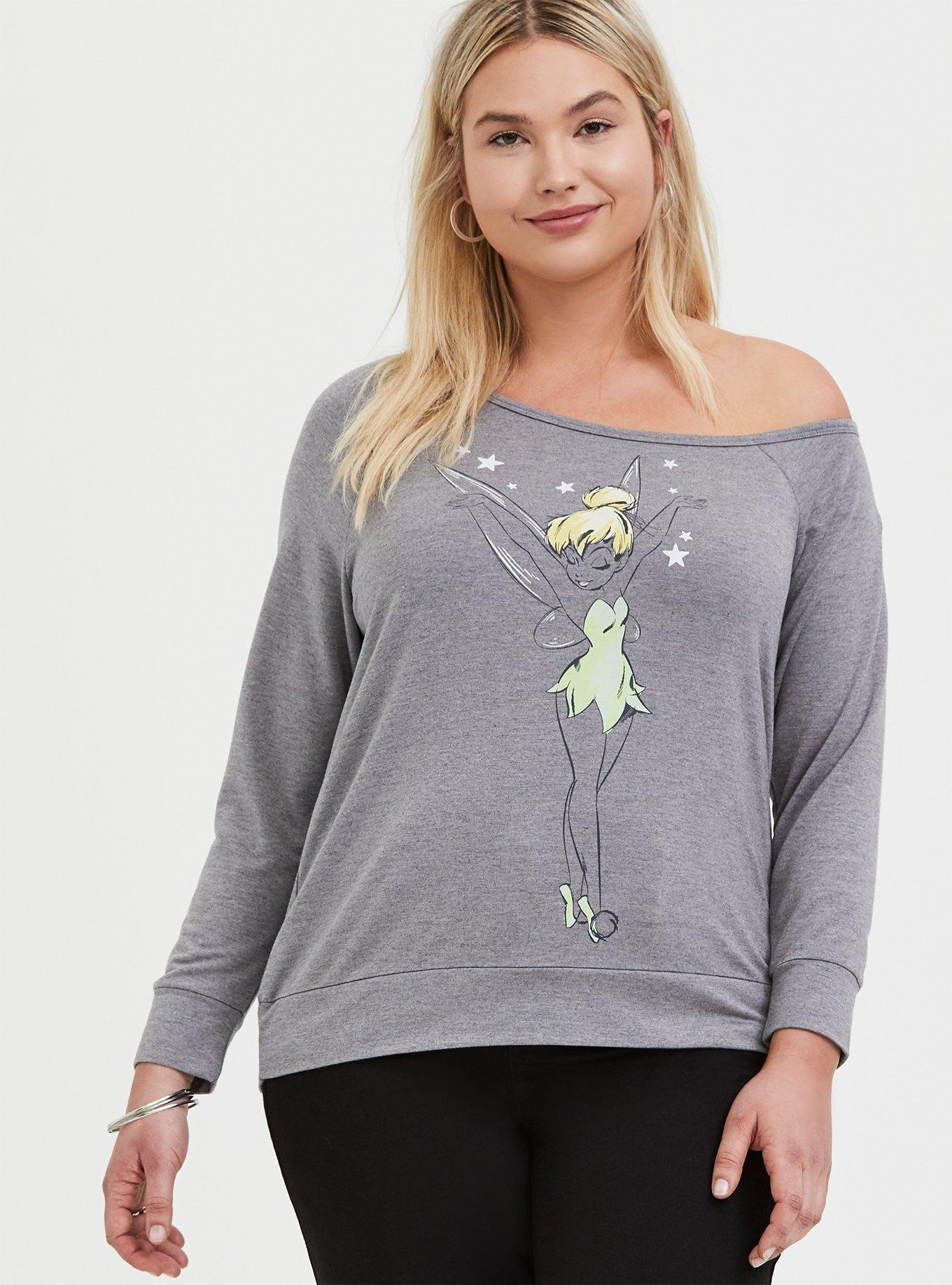 Grey off the shoulder sweatshirt hot sale