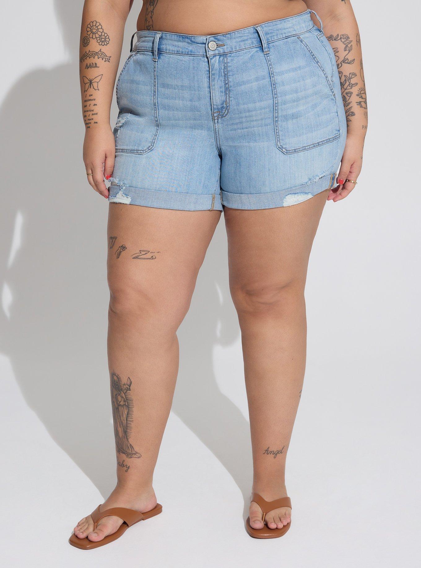 Torrid high hot sale waisted shorts