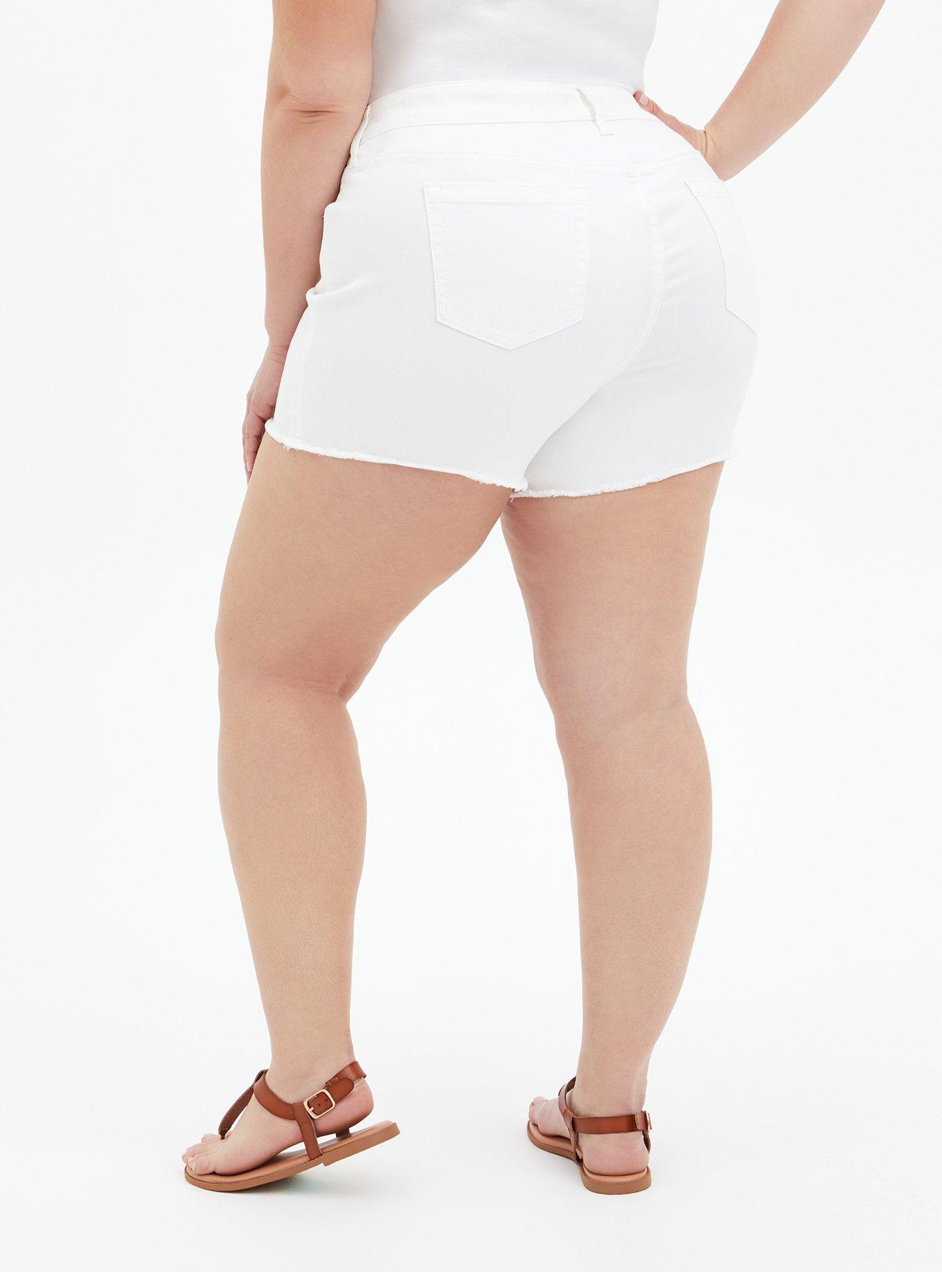 5 Inch Vintage Stretch Mid-Rise Short, WINTER WHITE, alternate