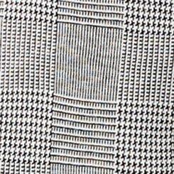 Studio Double Knit Boyfriend Blazer, BLACK WHITE, swatch