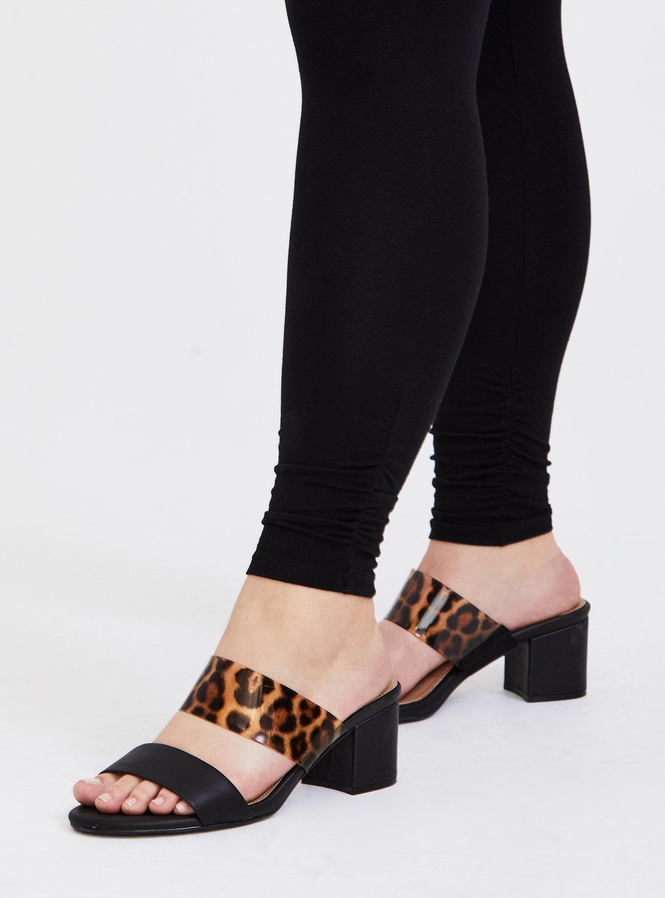 Plus Size Premium Legging - Ruched Hem Black, BLACK, alternate