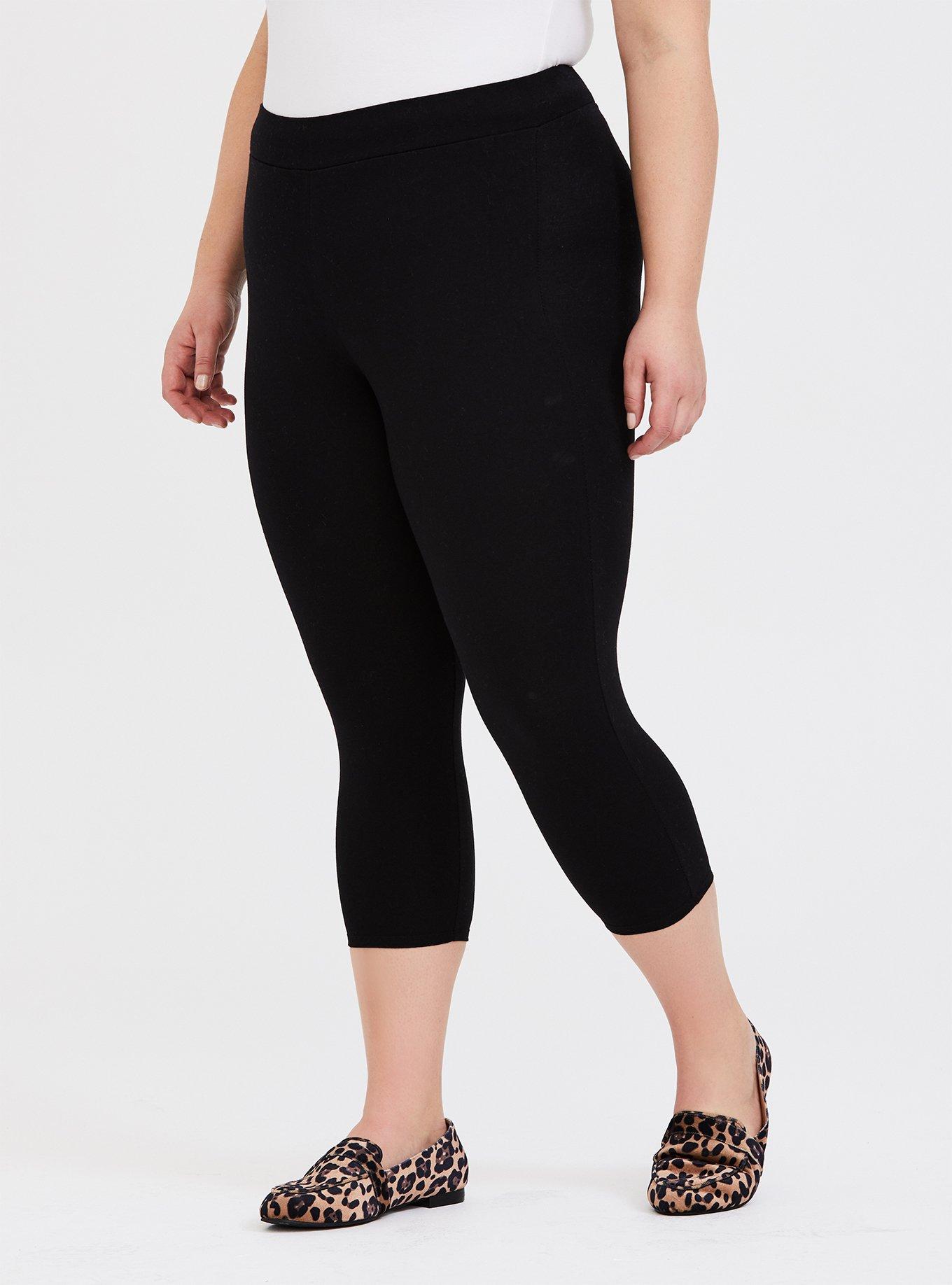 Capri Slim Fix Premium Legging - Black, BLACK, alternate