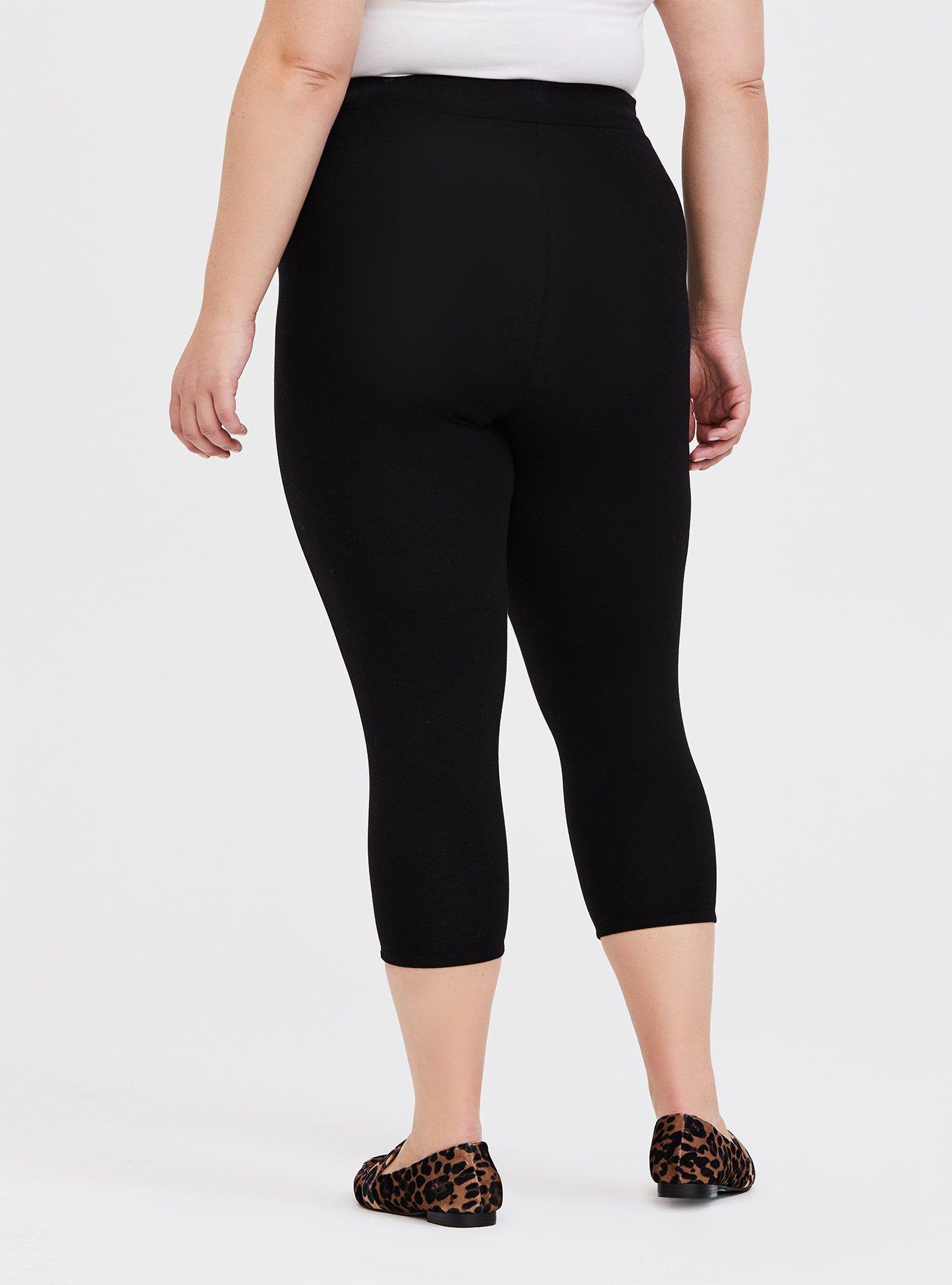 Capri Slim Fix Premium Legging - Black, BLACK, alternate