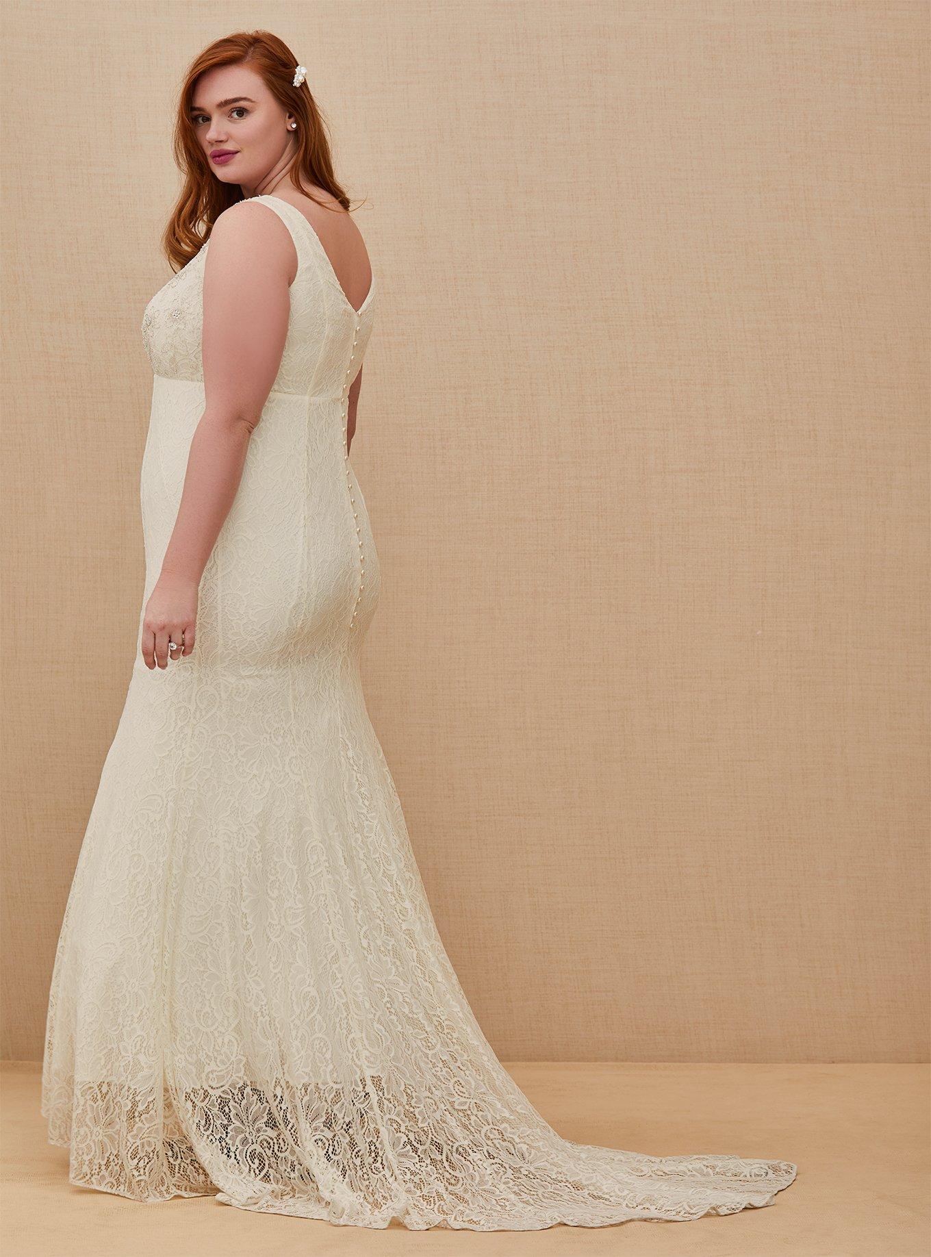 Plus size wedding dresses torrid store