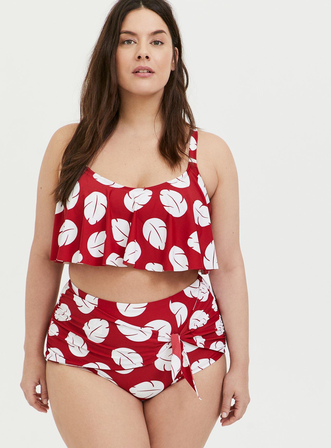 Lucky Brand Women's Shell Stitch Wrap Top Bikini