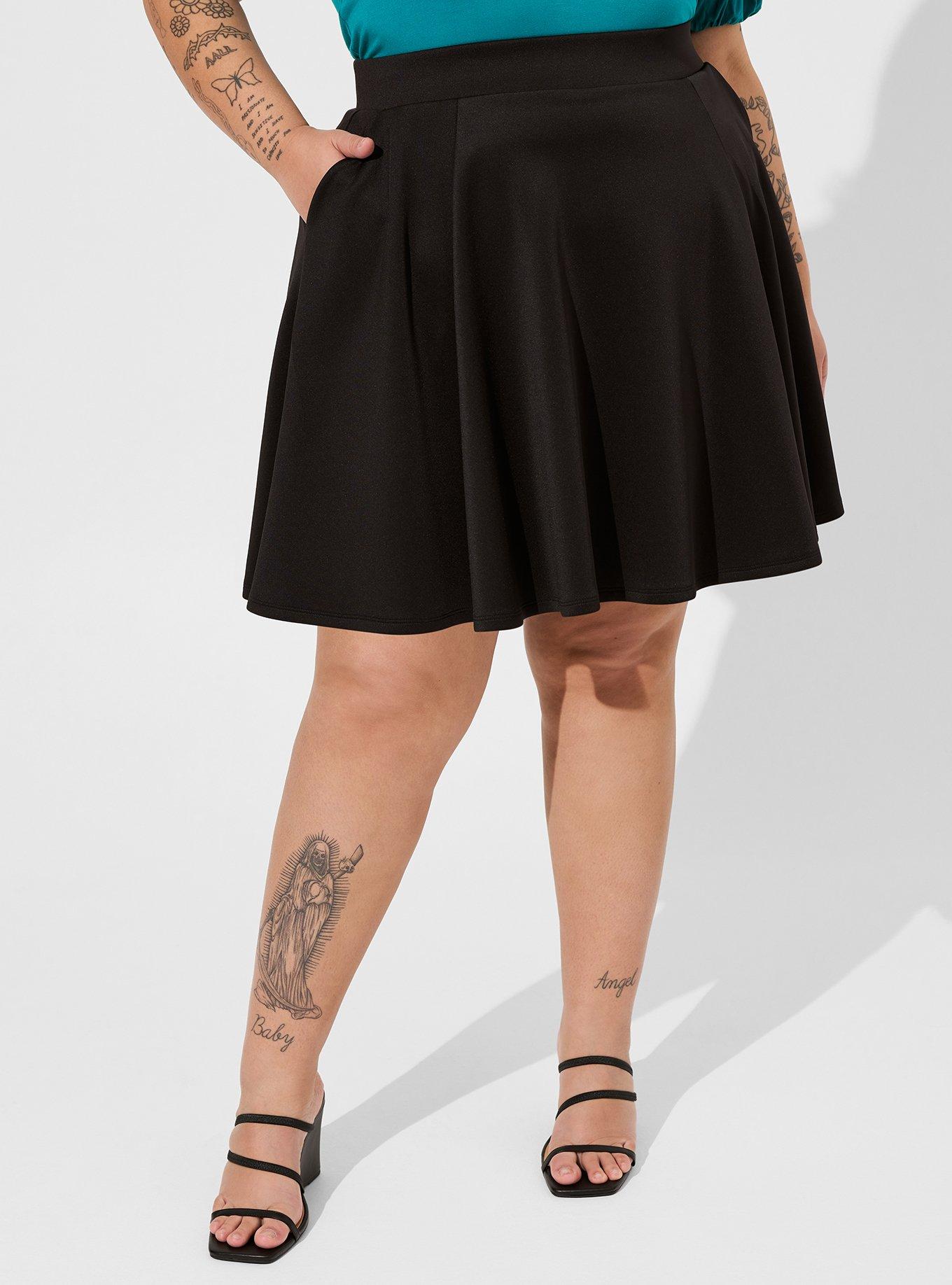 Gezond eten Vrijwel herhaling Plus Size - Mini Scuba Skater Skirt - Torrid