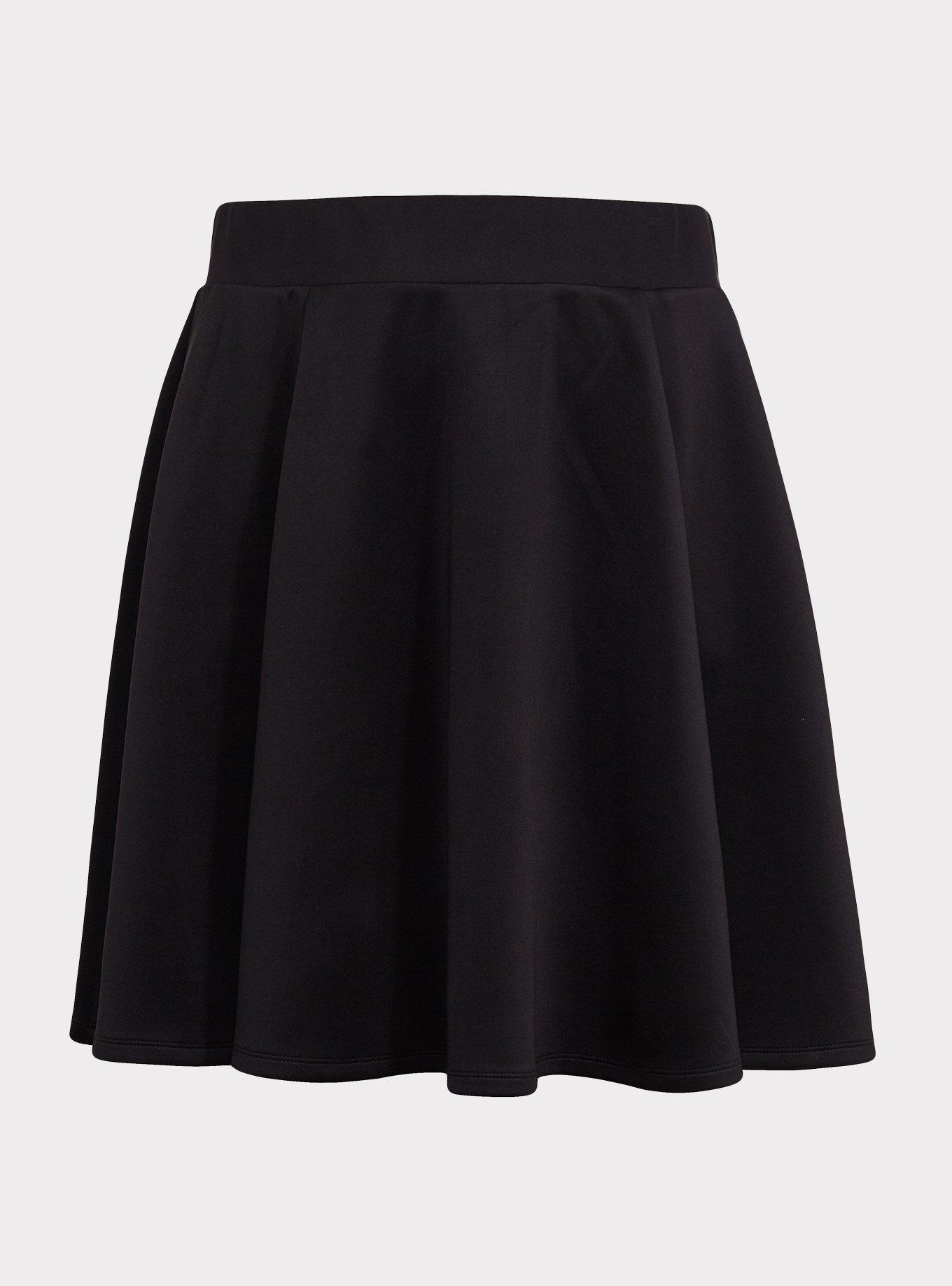 Plus Size - Mini Scuba Skater Skirt - Torrid