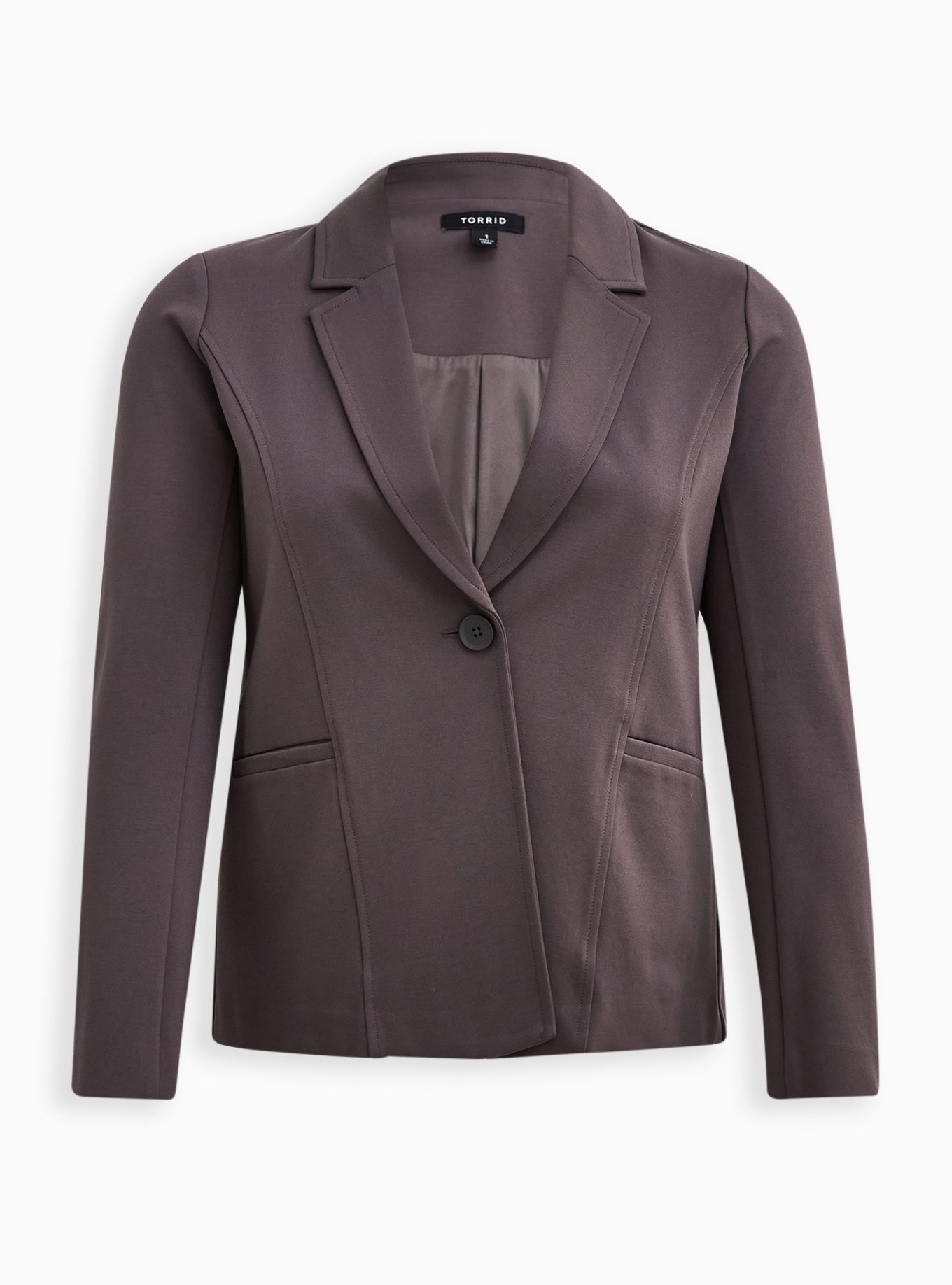 Plus Size - Chelsea Studio Luxe Ponte Blazer - Torrid