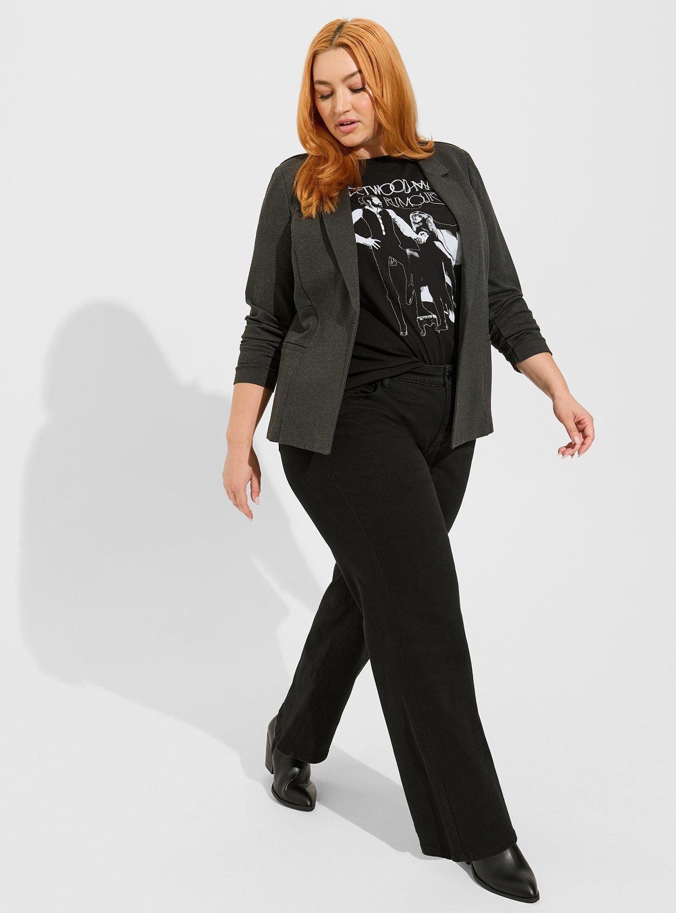 Plus Size Chelsea Studio Luxe Ponte Blazer Torrid