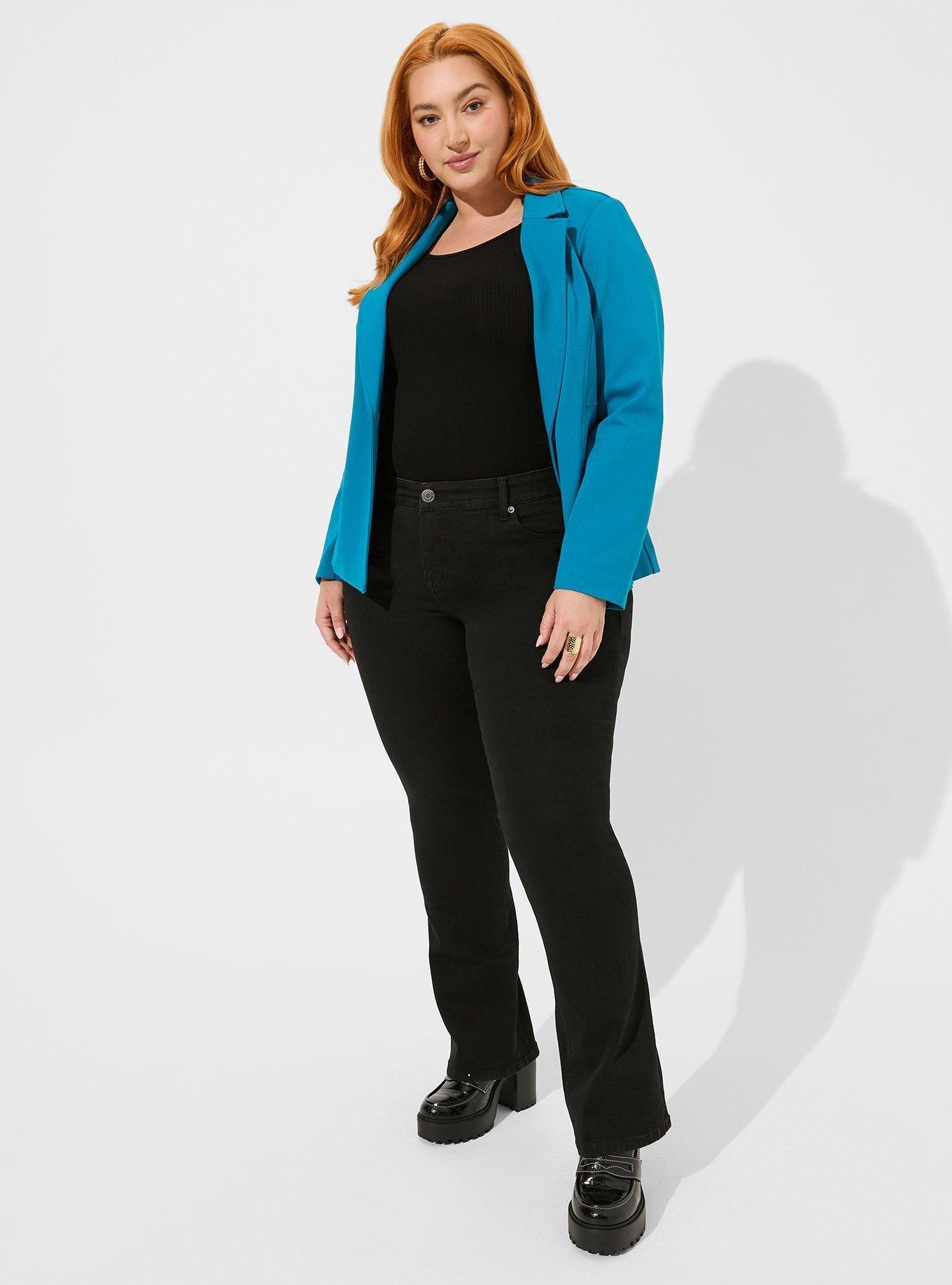 Plus Size - Chelsea Studio Luxe Ponte Blazer - Torrid