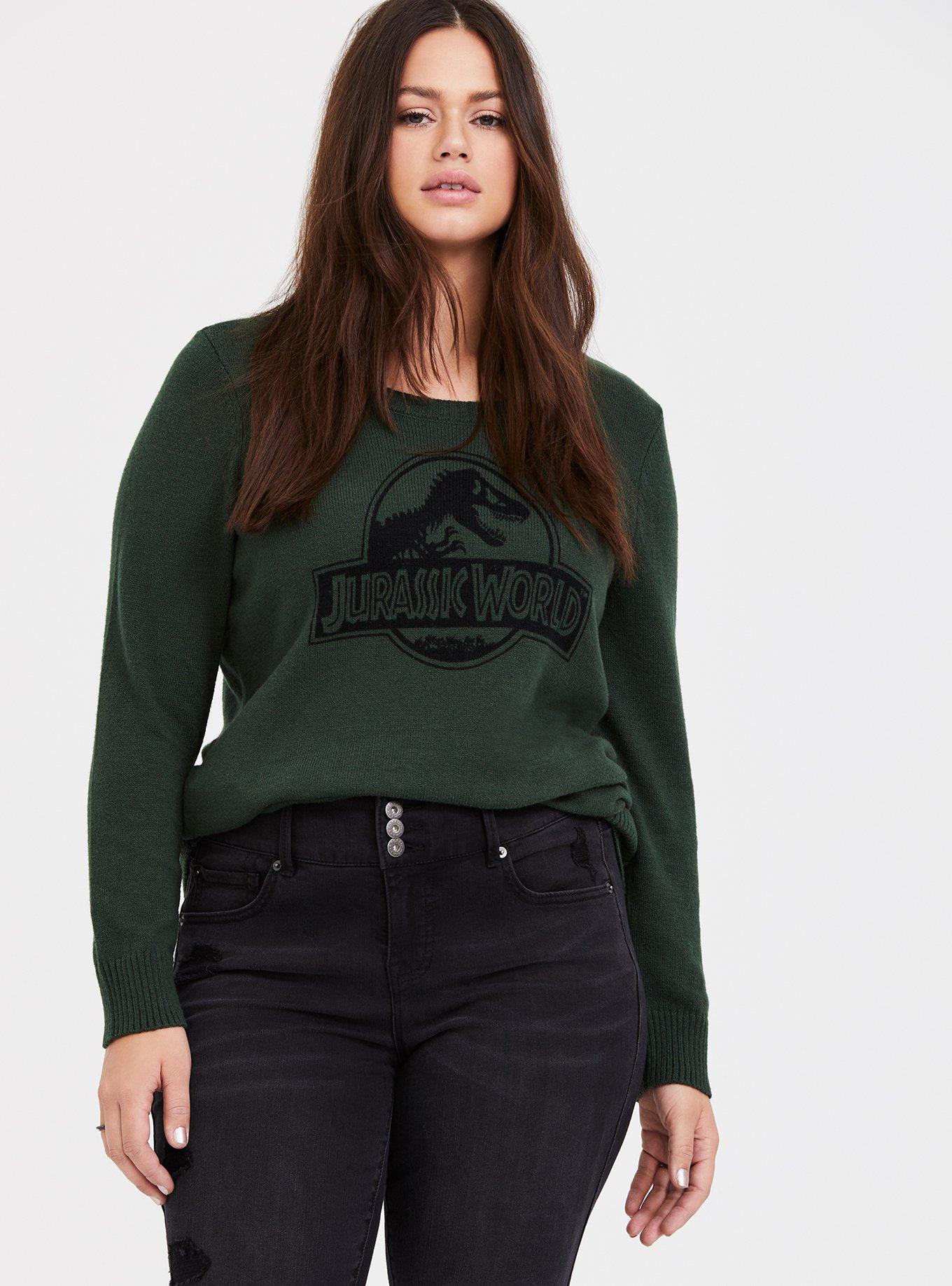 Torrid shop green sweater