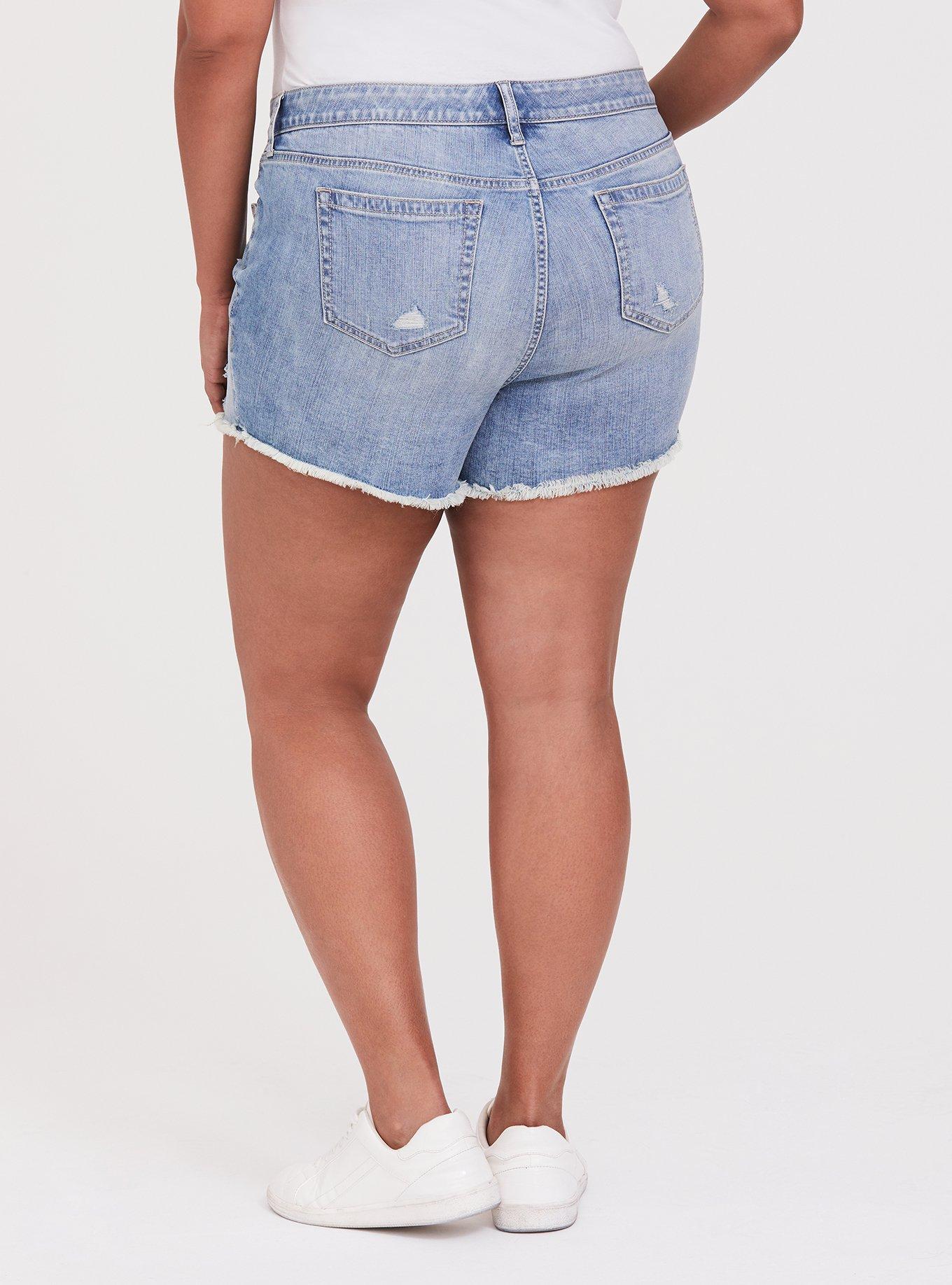 Torrid on sale distressed shorts