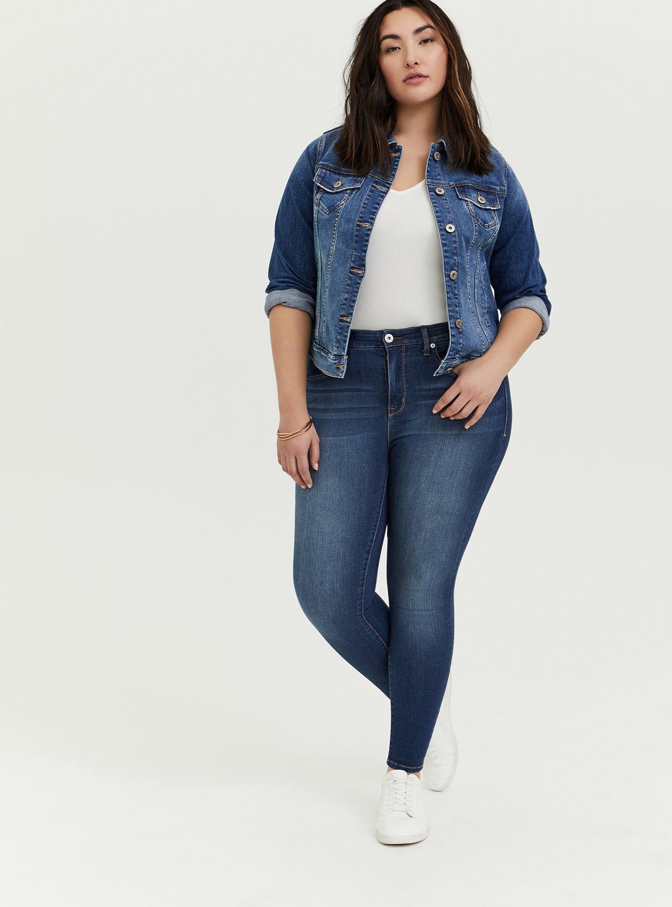 Denim Trucker Jacket - Medium Wash, DENIM, alternate