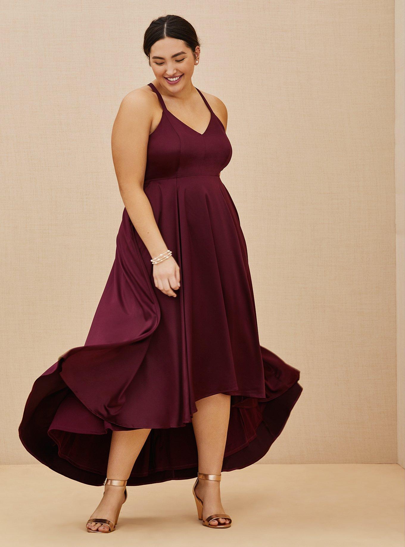 Torrid shop maroon dress