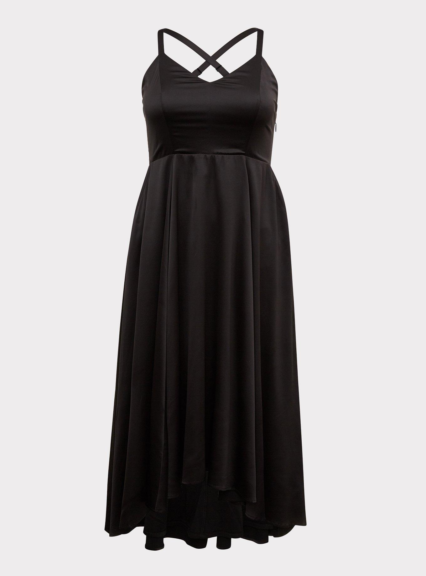 Plus Size - Maxi Satin Corset Back Gown - Torrid