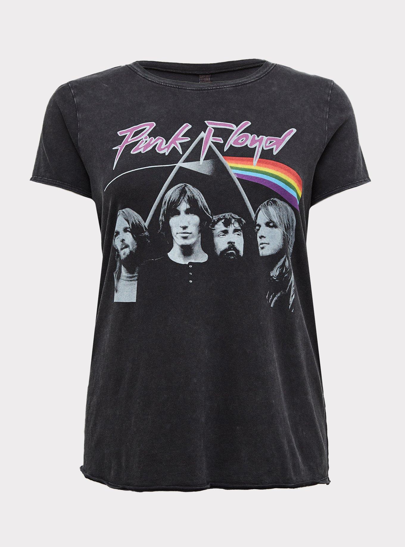 Pink Floyd Black Mineral Wash Crew Tee, , hi-res