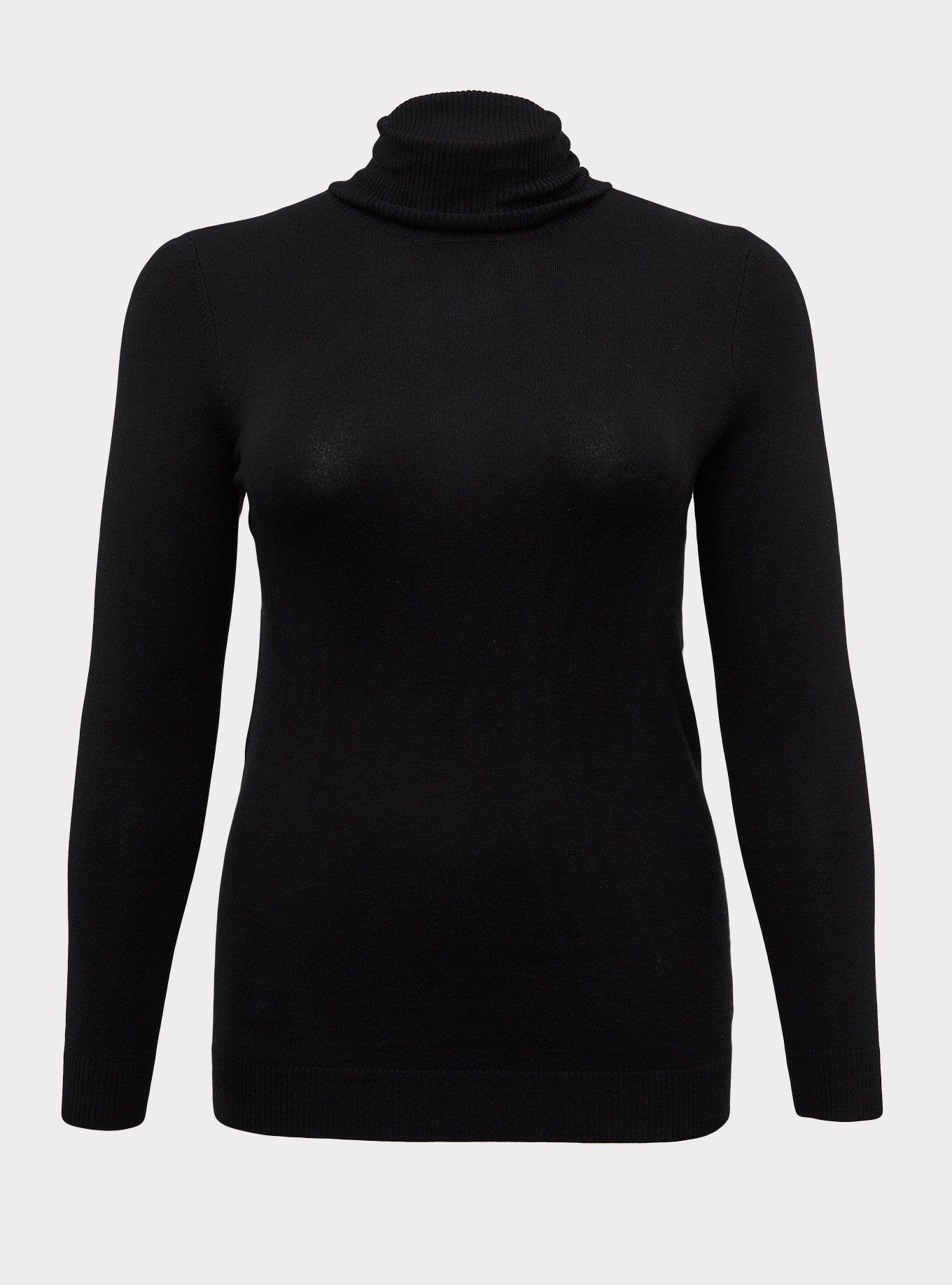 Black Turtle Neck Pullover