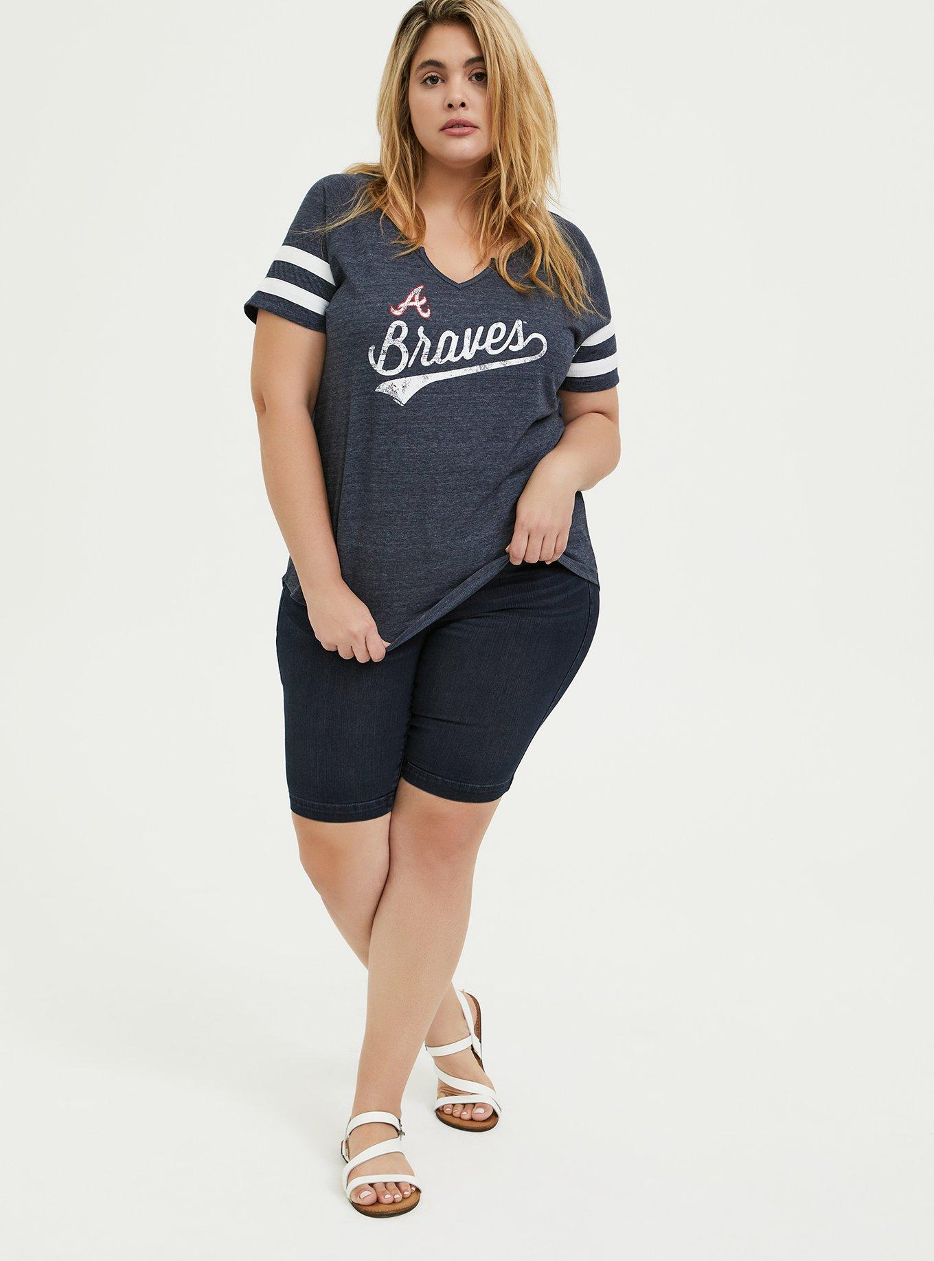 Plus Size - MLB Houston Astros Navy Triblend Tee - Torrid