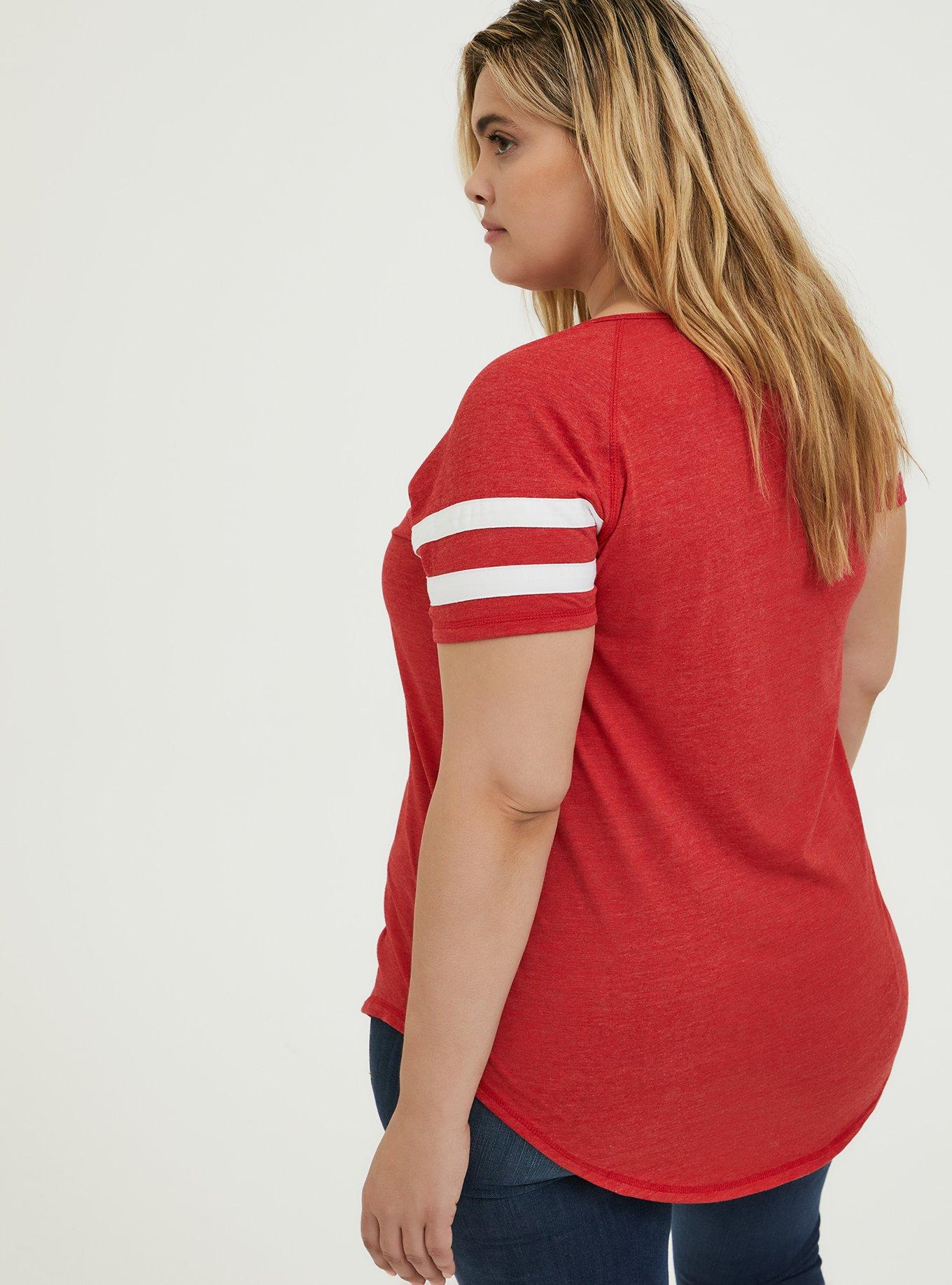 MLB Philadelphia Phillies Red Triblend Tee, JESTER RED, alternate