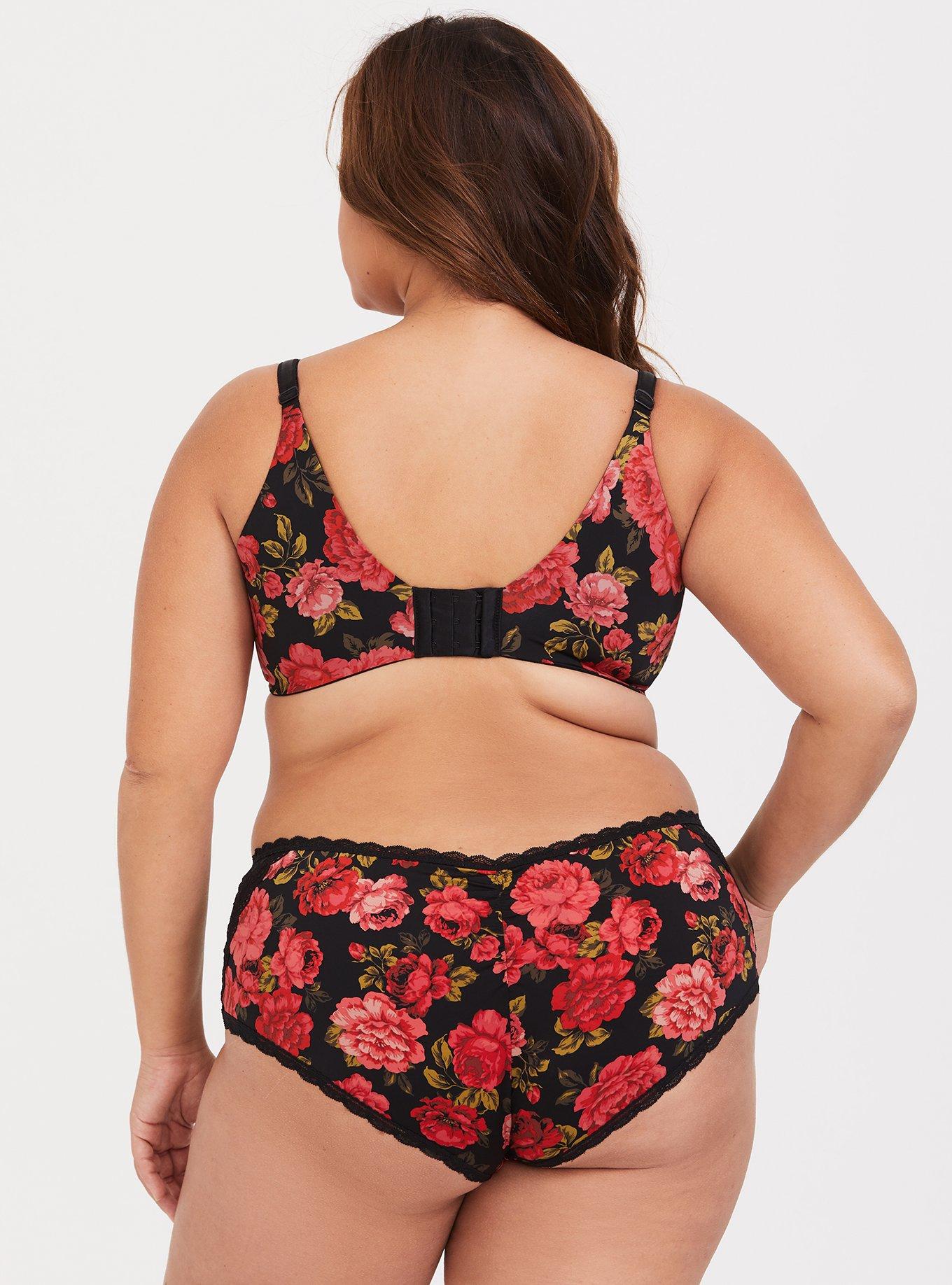 XO Plunge Push-Up Bra, TRADITIONAL ROSE, alternate