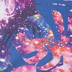 Active Microfiber Mid-Rise Hipster Logo Panty, SPACEY TROPICAL BLACK, swatch