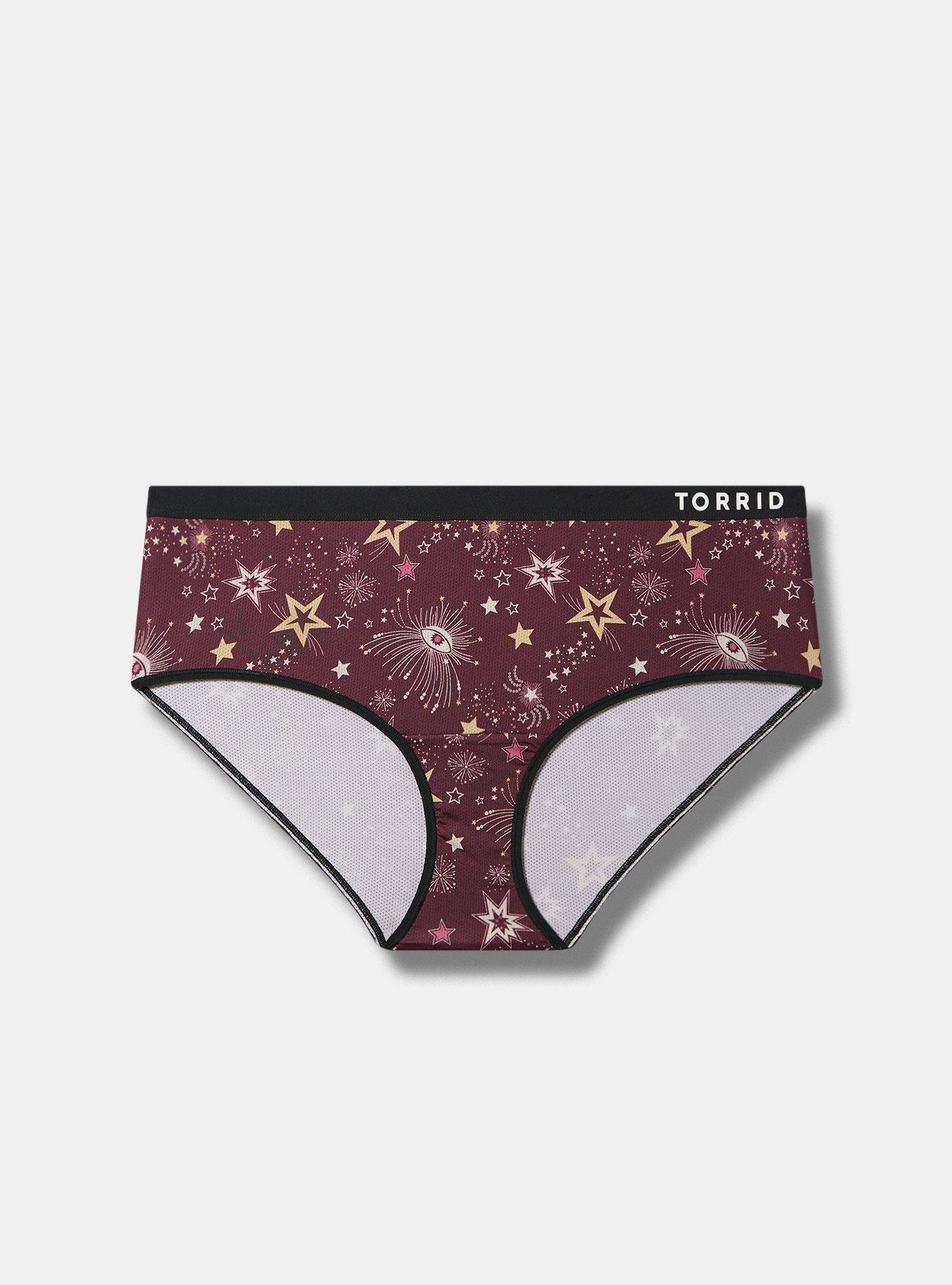 Plus Size - Active Microfiber Mid-Rise Hipster Logo Panty - Torrid