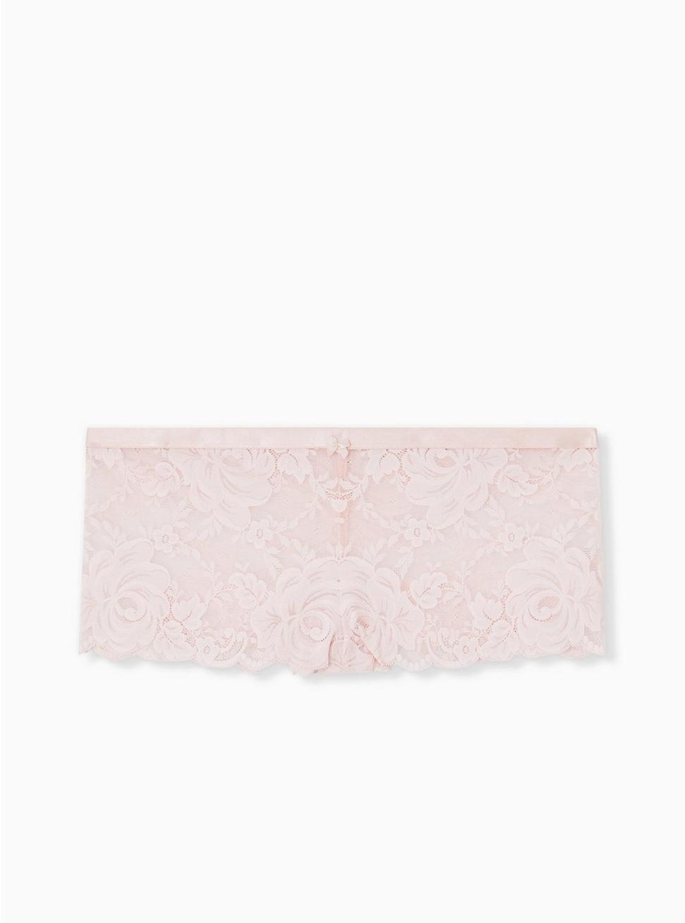 Exploded Floral Lace Mid-Rise Cheeky Panty, LOTUS PINK, hi-res
