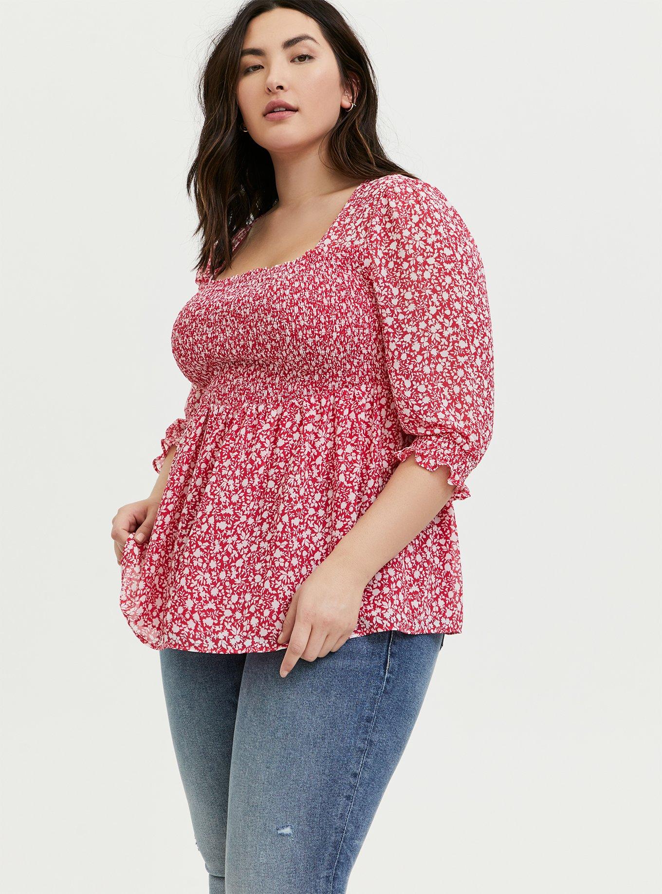 Torrid Women's Top Plus Size 2 RN# 148862 Pink Premium Tee Collection SEE  PHOTOS