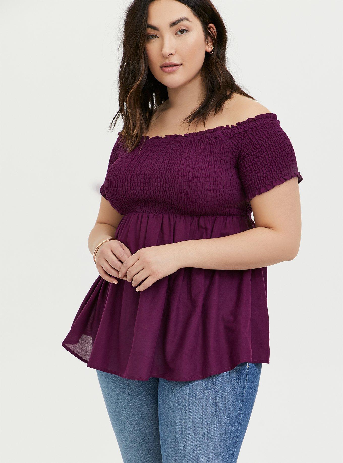 Torrid off shoulder online top