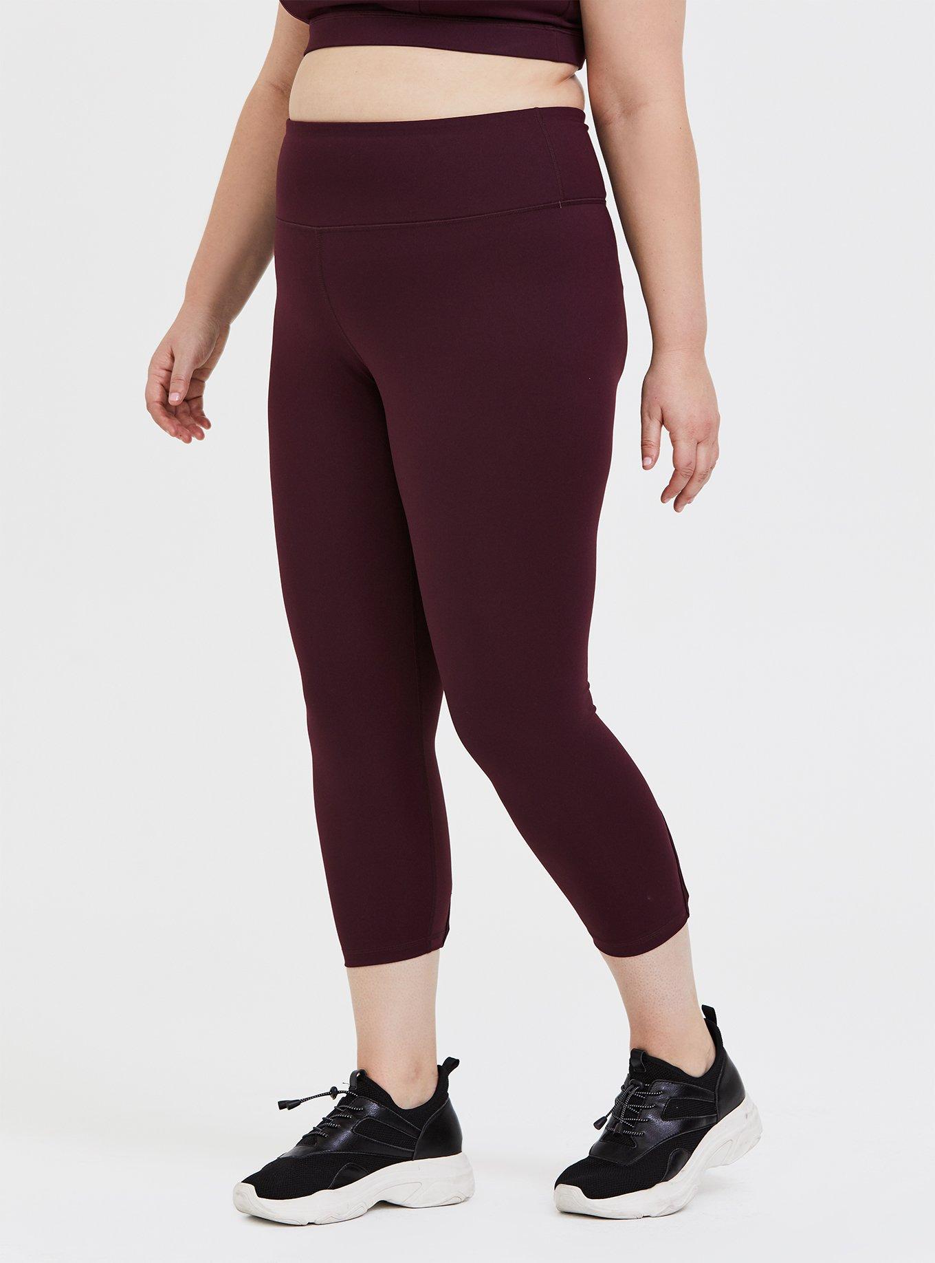 Plus Size Performance Core Crop Strappy Back Active Legging, , hi-res
