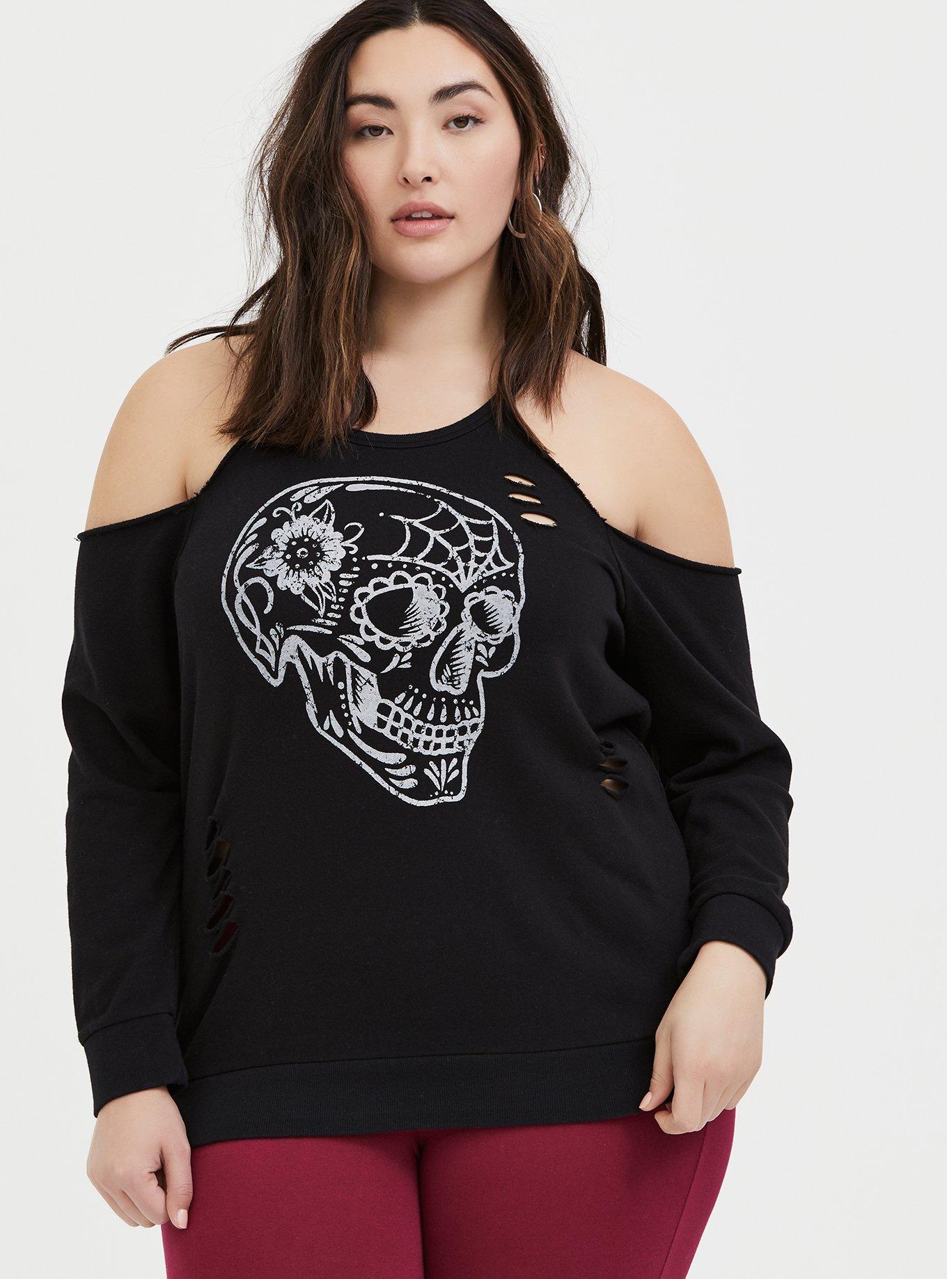 Torrid hotsell skull sweater