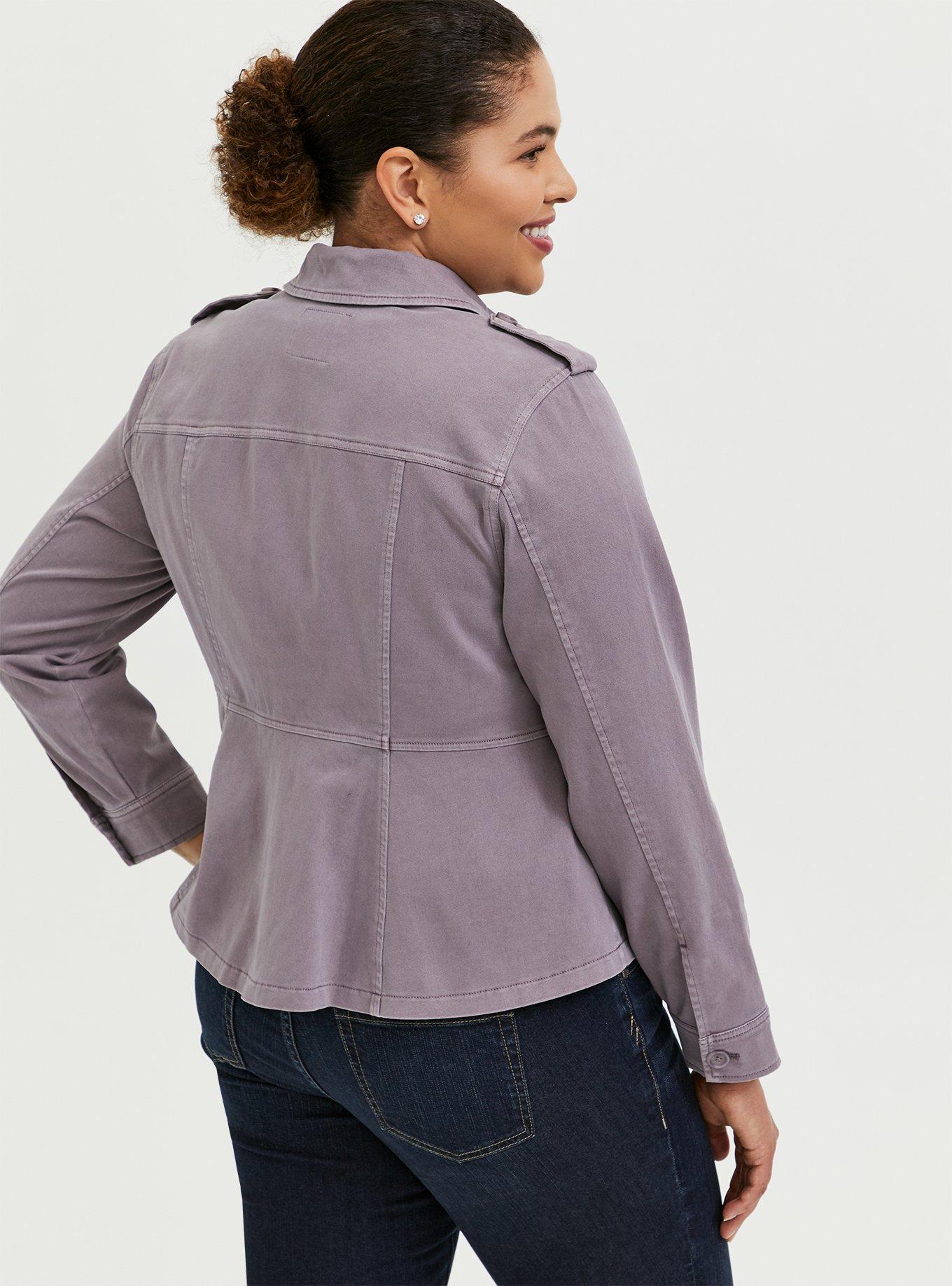 Plus Size - Twill Peplum Utility - Torrid